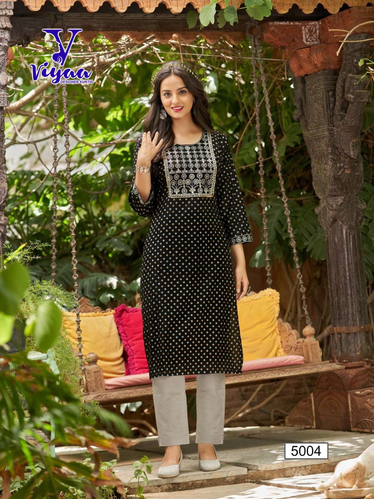 VIYAA DESIGNER POSHAK V5 Kurti Wholesale catalog
