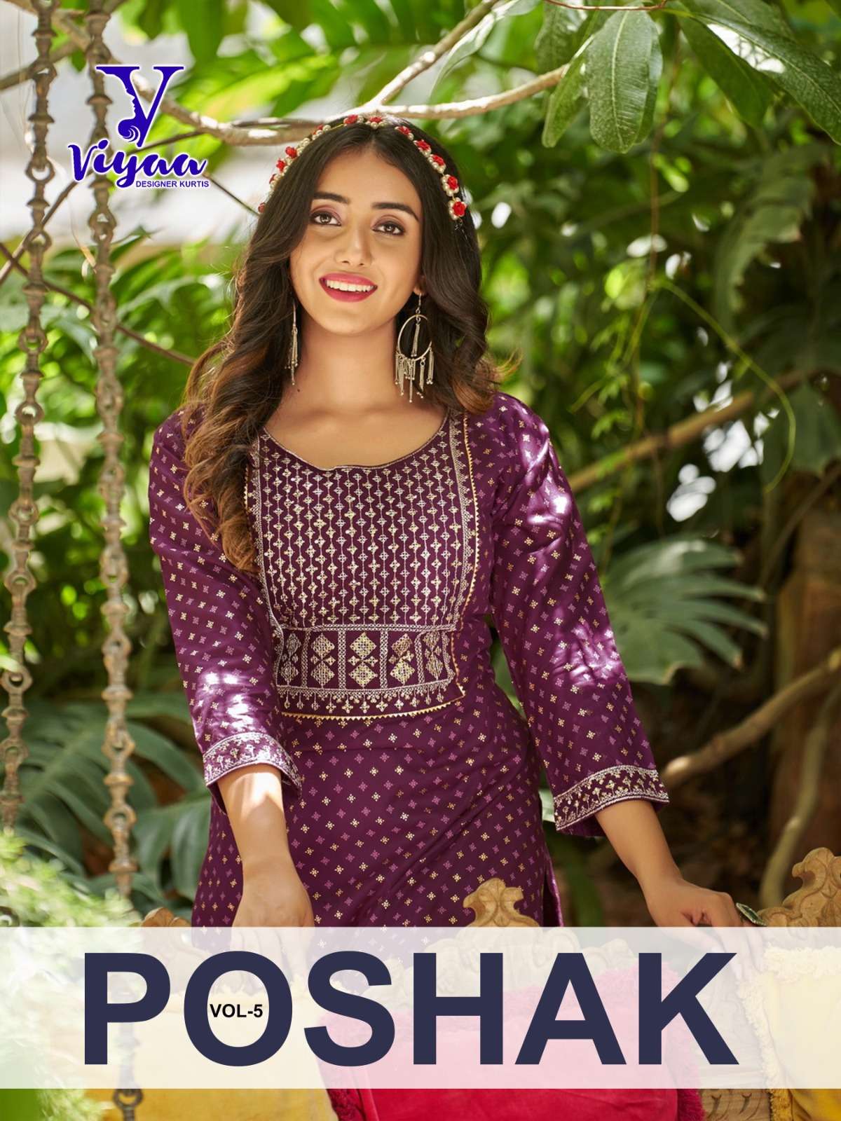 VIYAA DESIGNER POSHAK V5 Kurti Wholesale catalog
