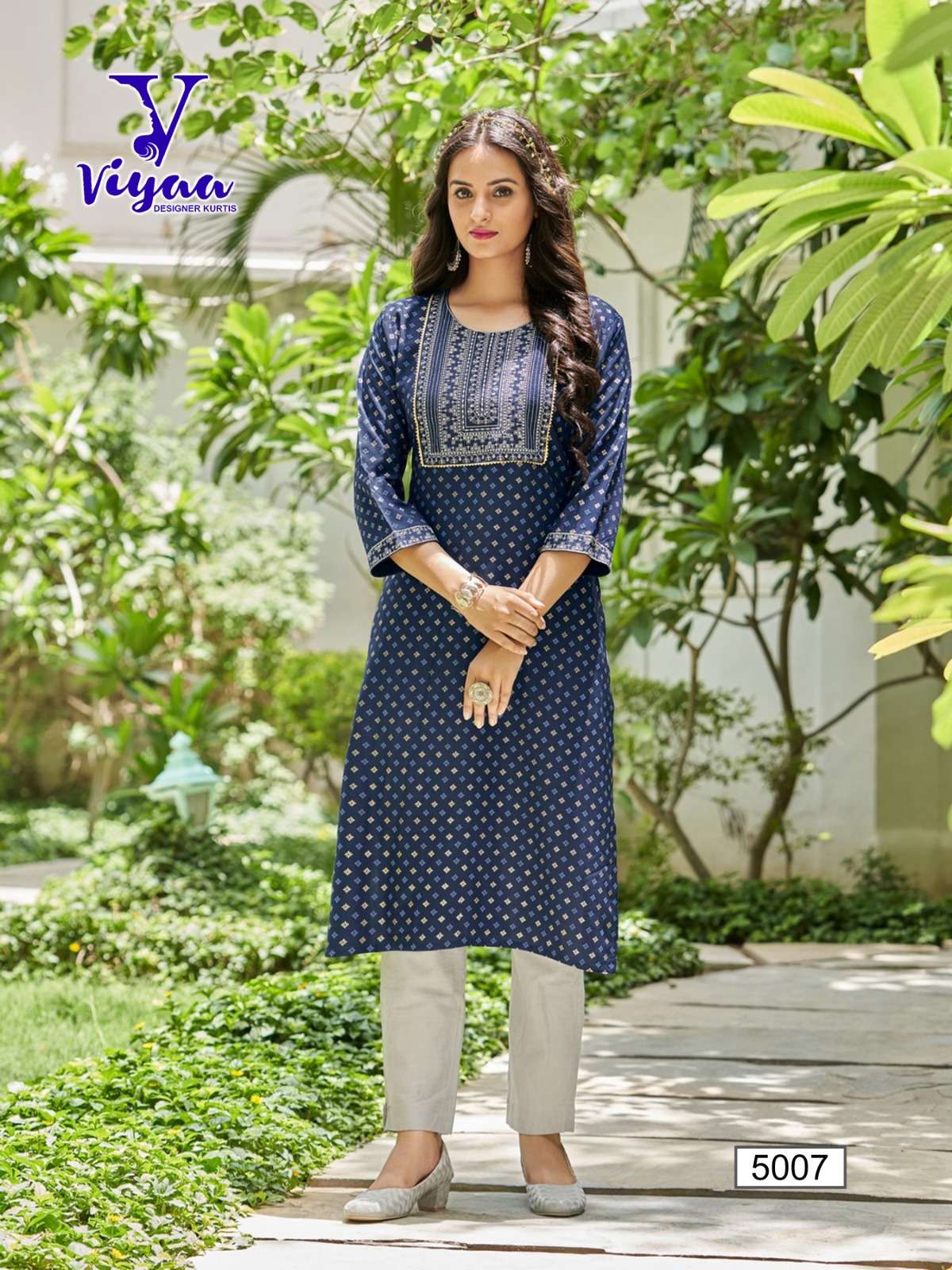 VIYAA DESIGNER POSHAK V5 Kurti Wholesale catalog