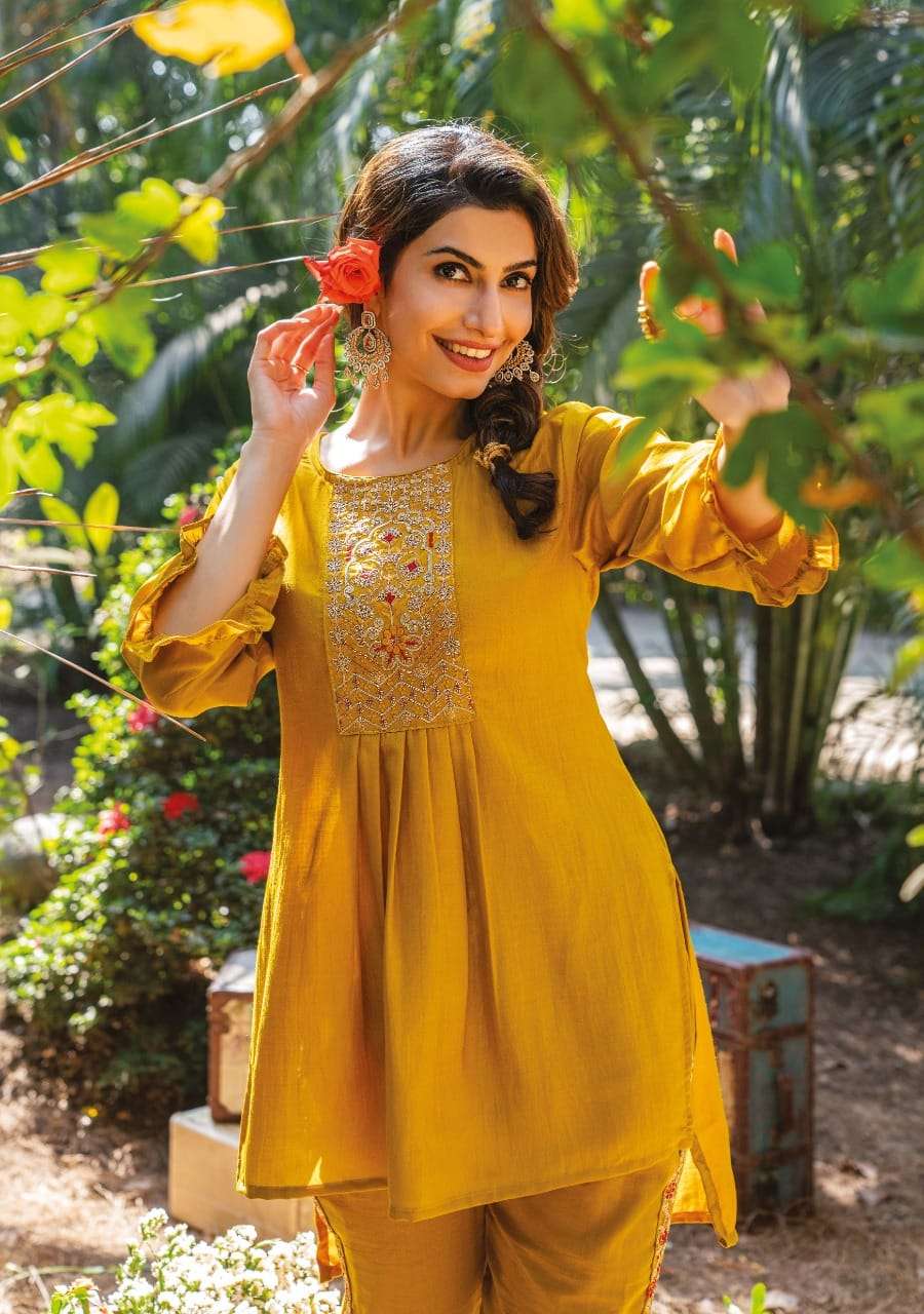 Wanna Naira Cord Set Kurti Wholesale catalog