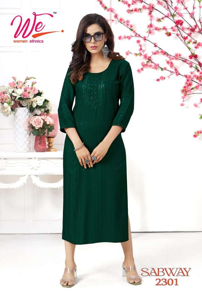 WE SABWAY  Kurti Wholesale catalog