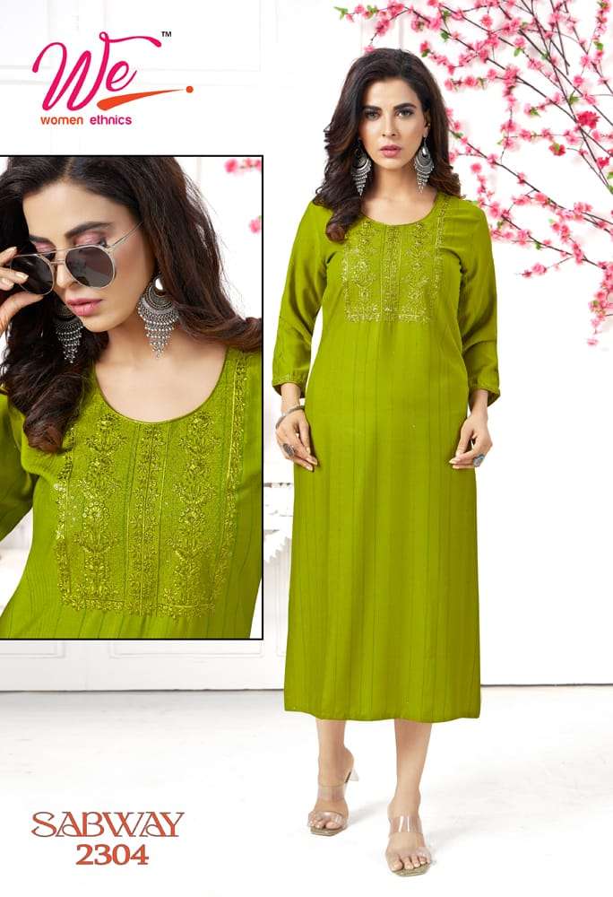 WE SABWAY  Kurti Wholesale catalog