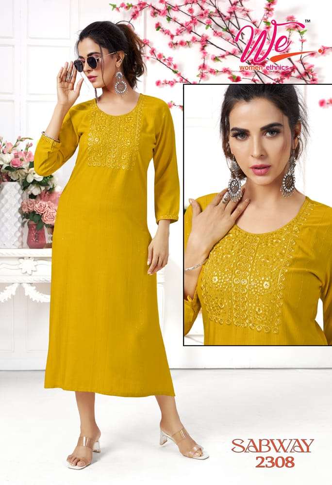 WE SABWAY  Kurti Wholesale catalog