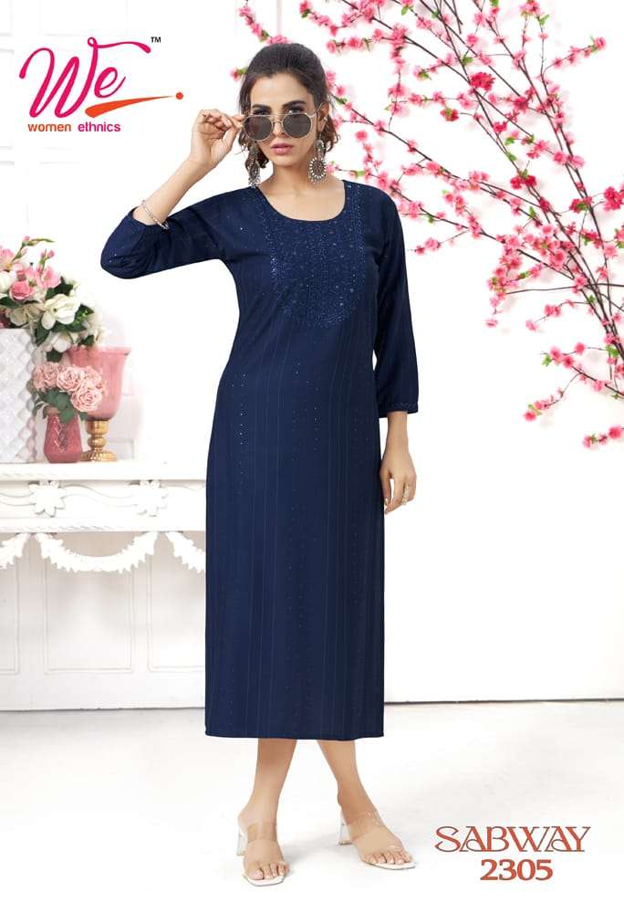 WE SABWAY  Kurti Wholesale catalog