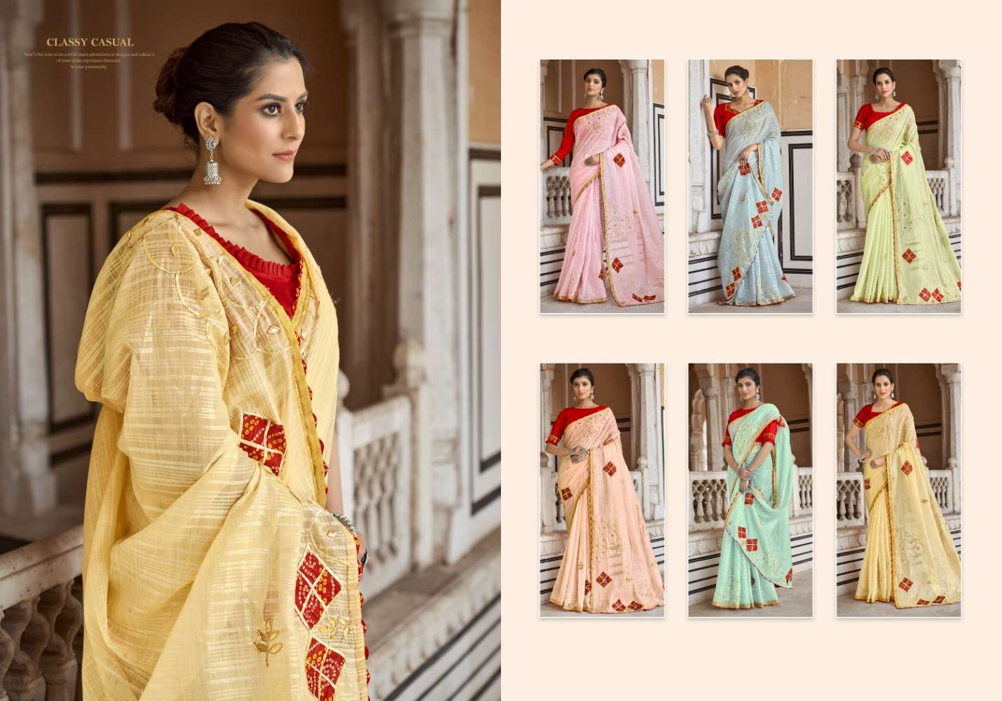 Ynf Cotton Bandhani Exclusive Designer Saree Wholesale catalog