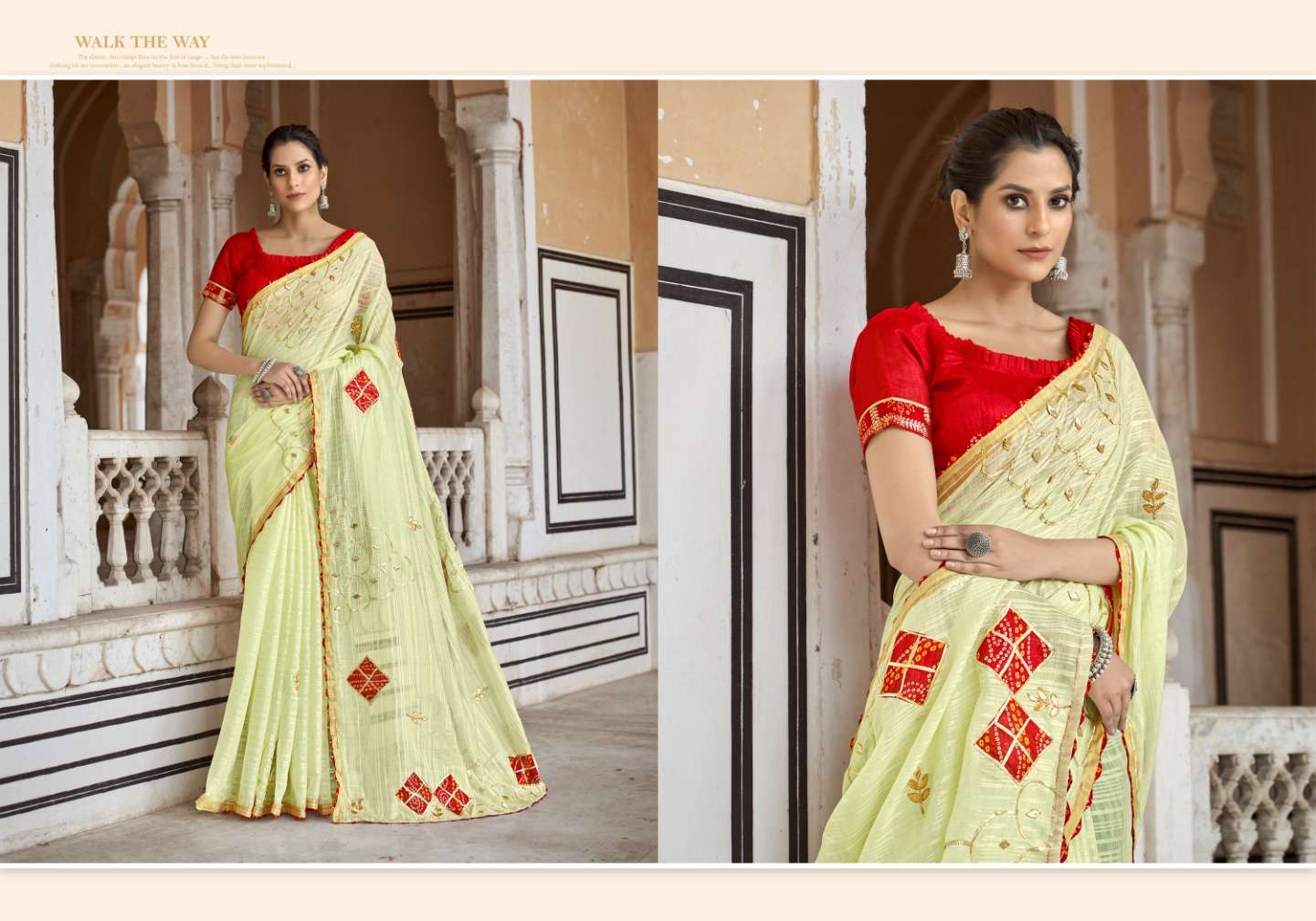 Ynf Cotton Bandhani Exclusive Designer Saree Wholesale catalog