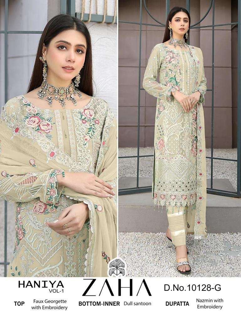 Zaha Haniya Vol 1 E To H Designer Pakistani Suit Wholesale catalog