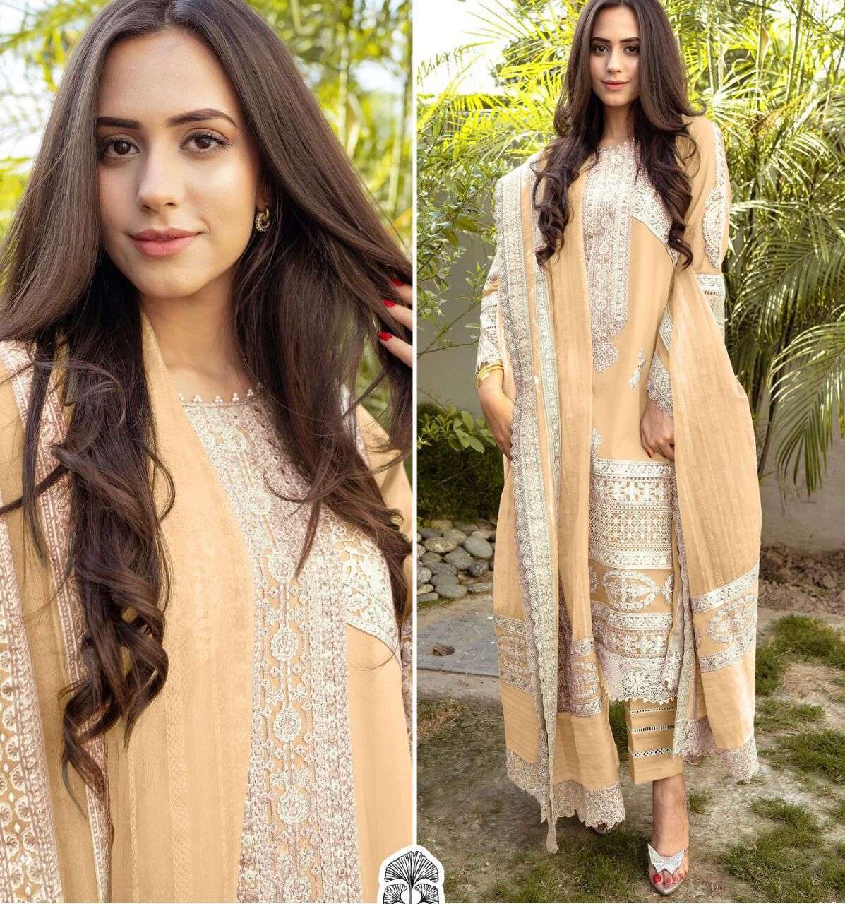 Zaha Malika Vol 4 Embroidered Pakistani Suit Wholesale catalog