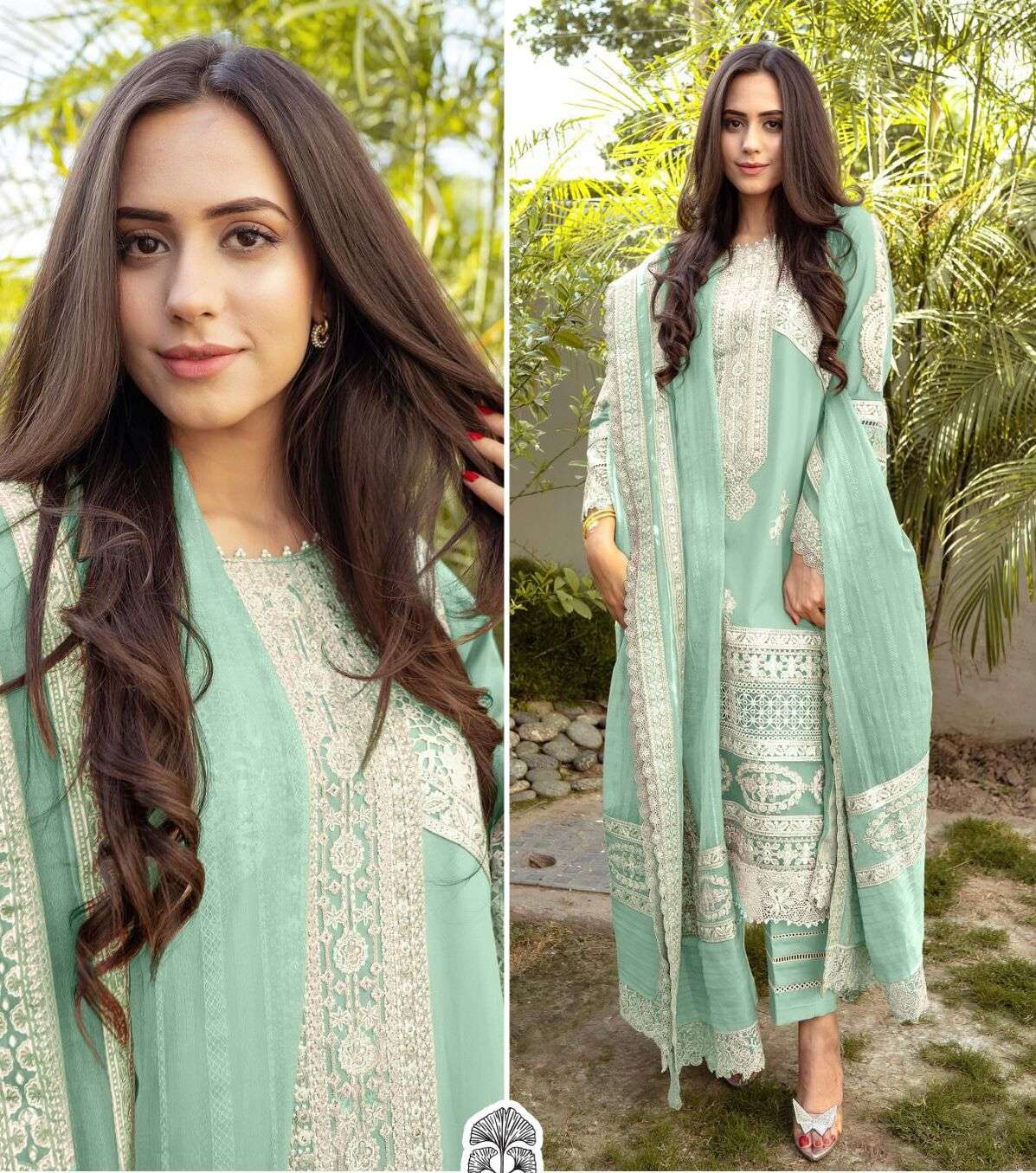 Zaha Malika Vol 4 Embroidered Pakistani Suit Wholesale catalog