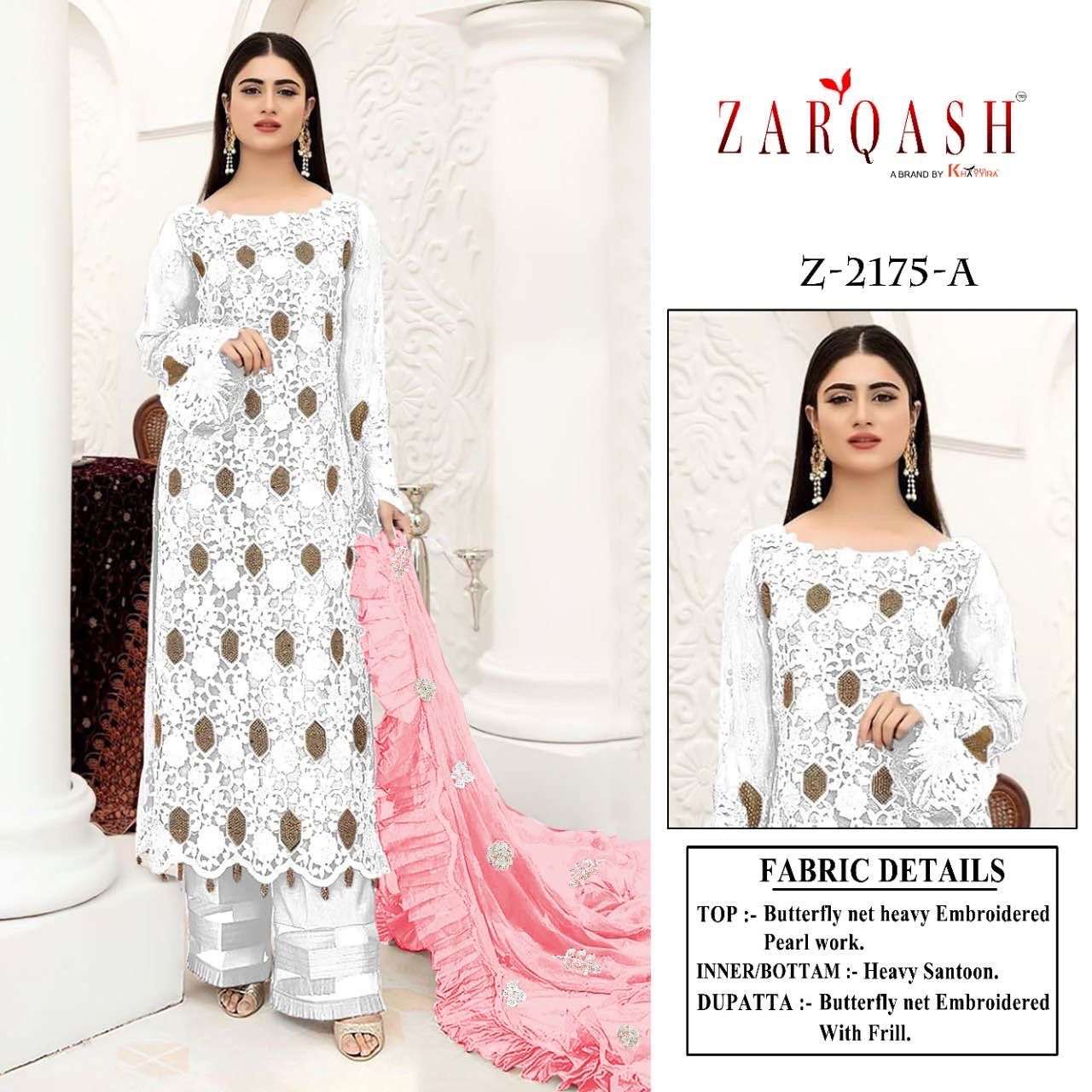 Zarqash Z 2175 Exclusive Pakistani Suit Wholesale catalog