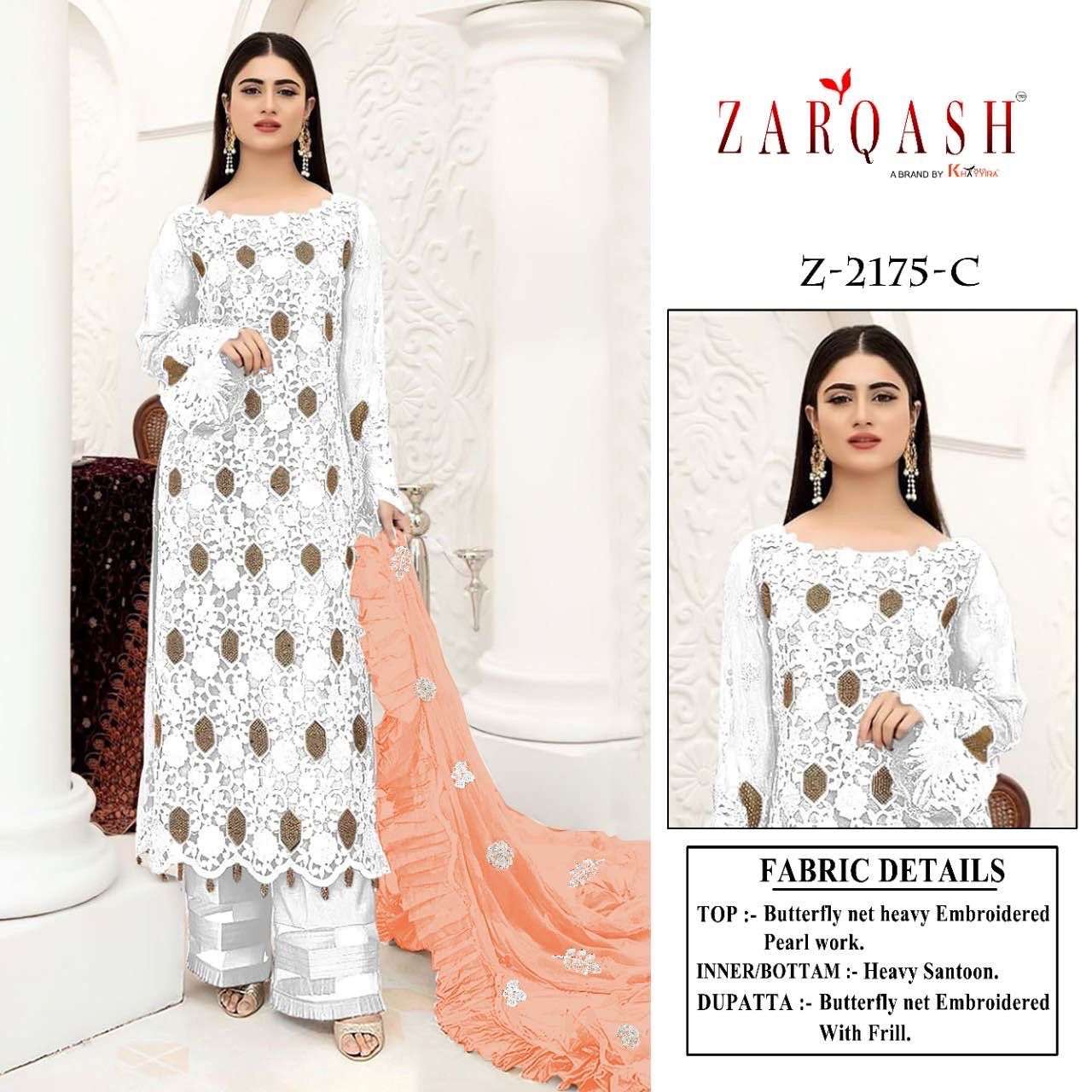 Zarqash Z 2175 Exclusive Pakistani Suit Wholesale catalog