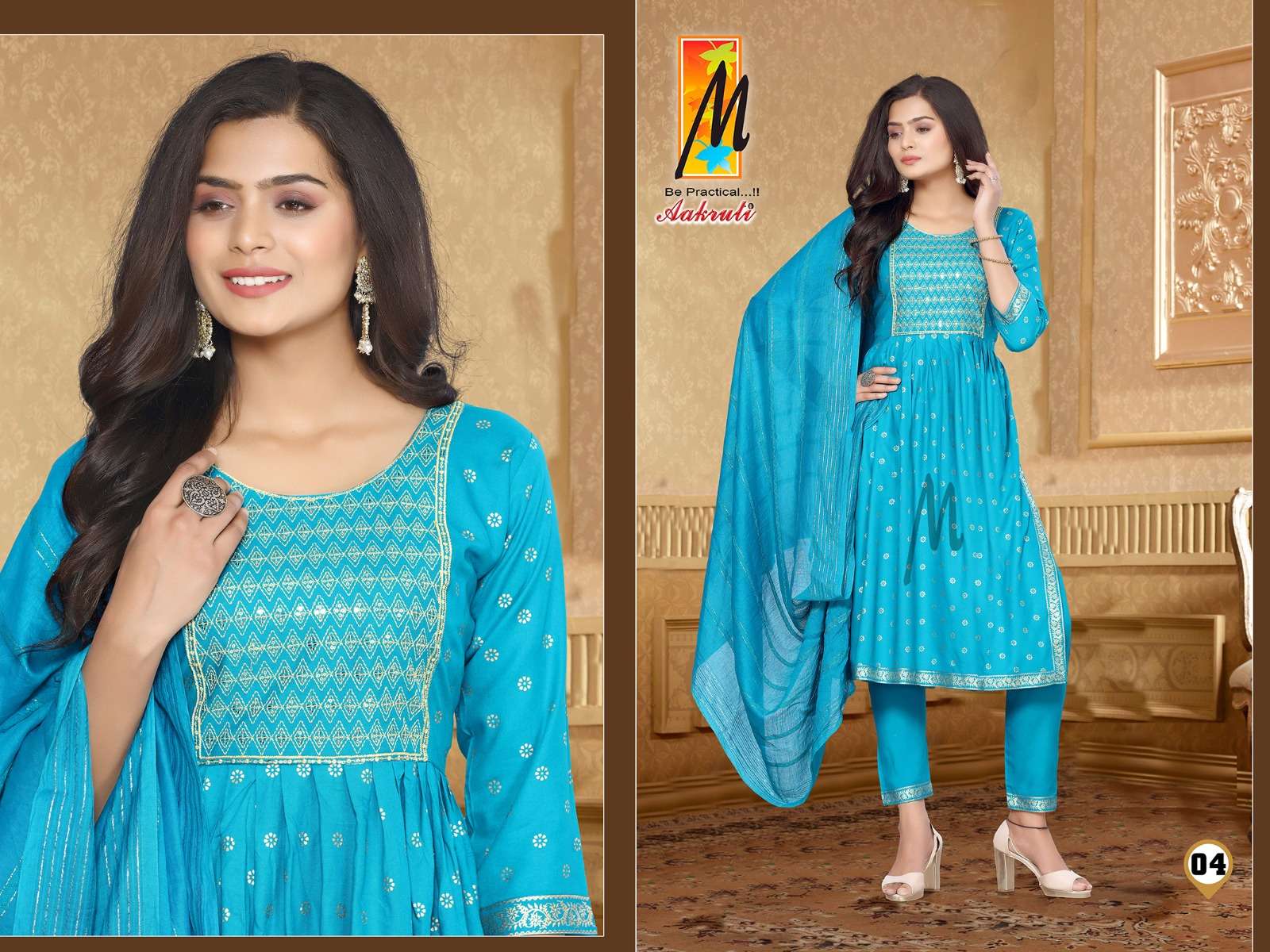Aakruti  Reyon NYRA cut Kurti Wholesale catalog