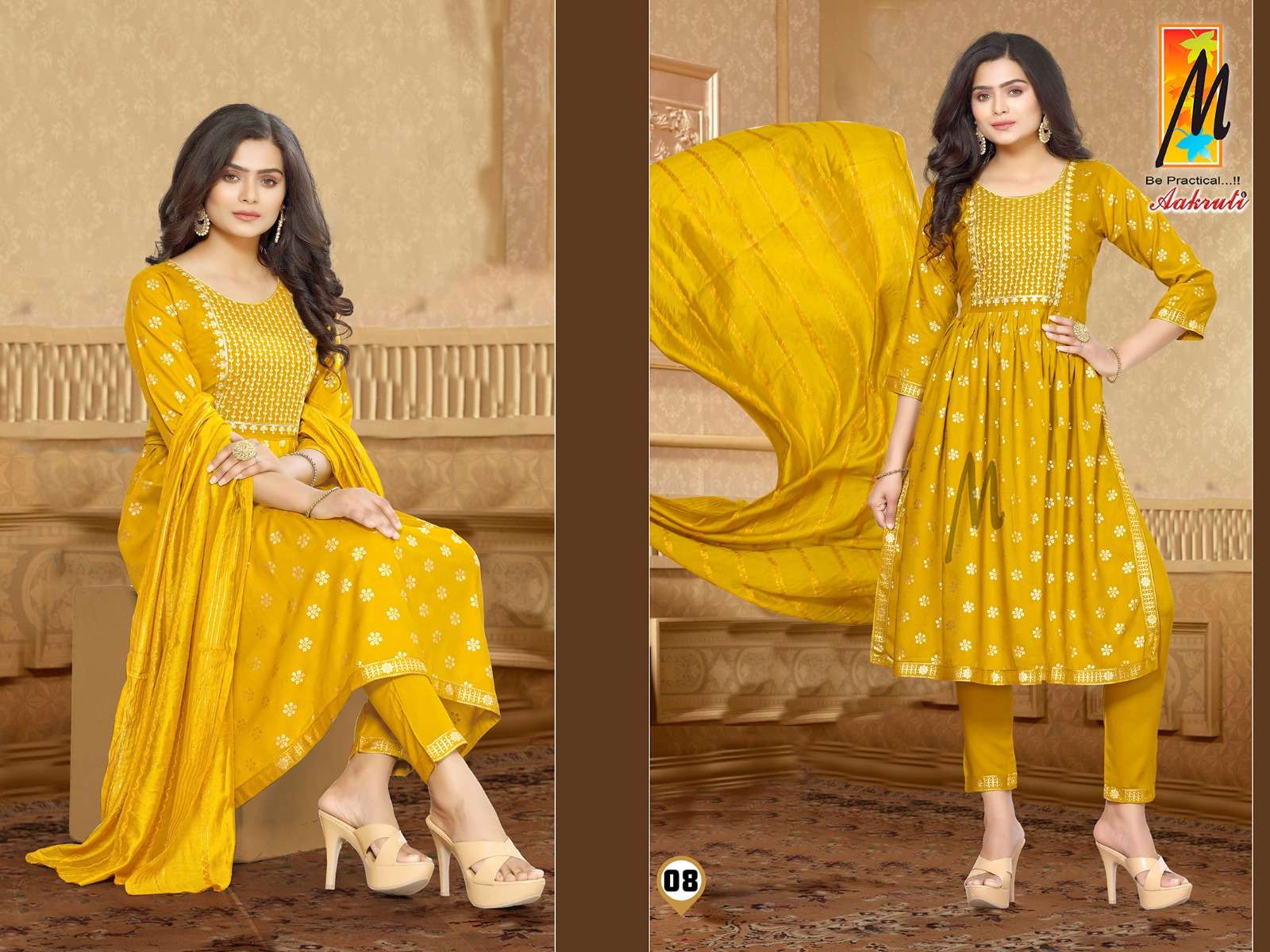 Aakruti  Reyon NYRA cut Kurti Wholesale catalog
