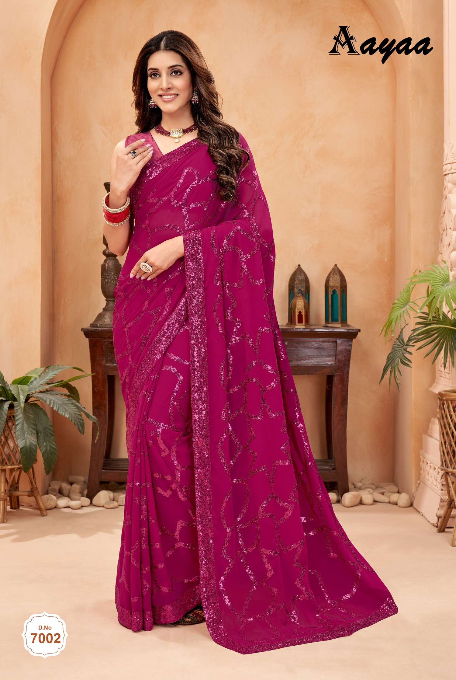 Aaradhna vol 7  BY Aayaa - Saree - Wholesale catalog