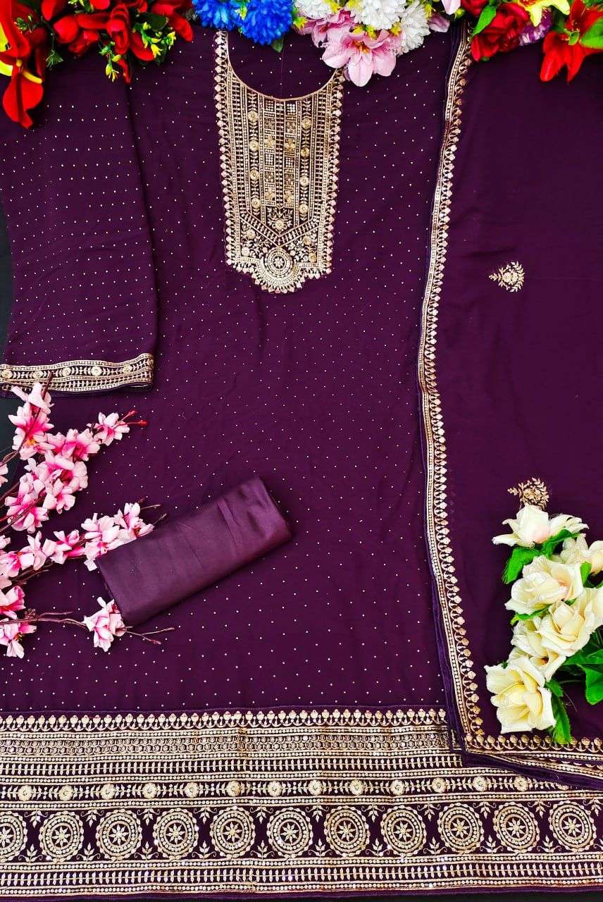 AASHIRWAD CREATION FALGUNI 9338 MASTER COLORS Salwar kameez Wholesale catalog