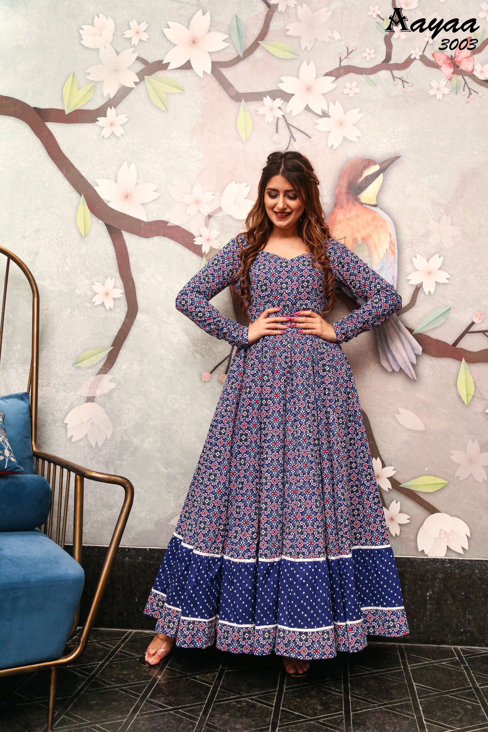 Aayaa vol 3 - Gown - kurti - Wholesale catalog