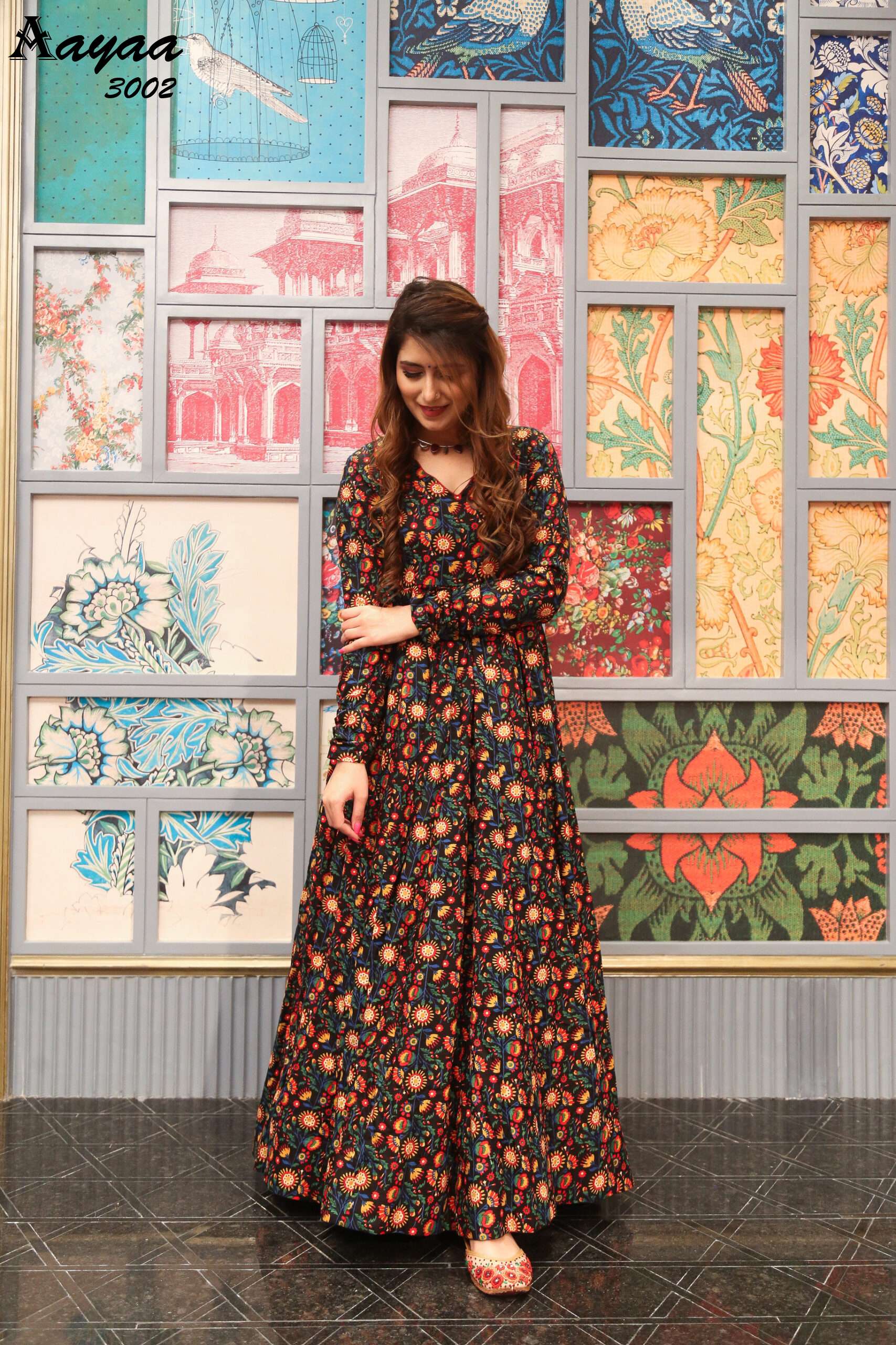 Aayaa vol 3 - Gown - kurti - Wholesale catalog