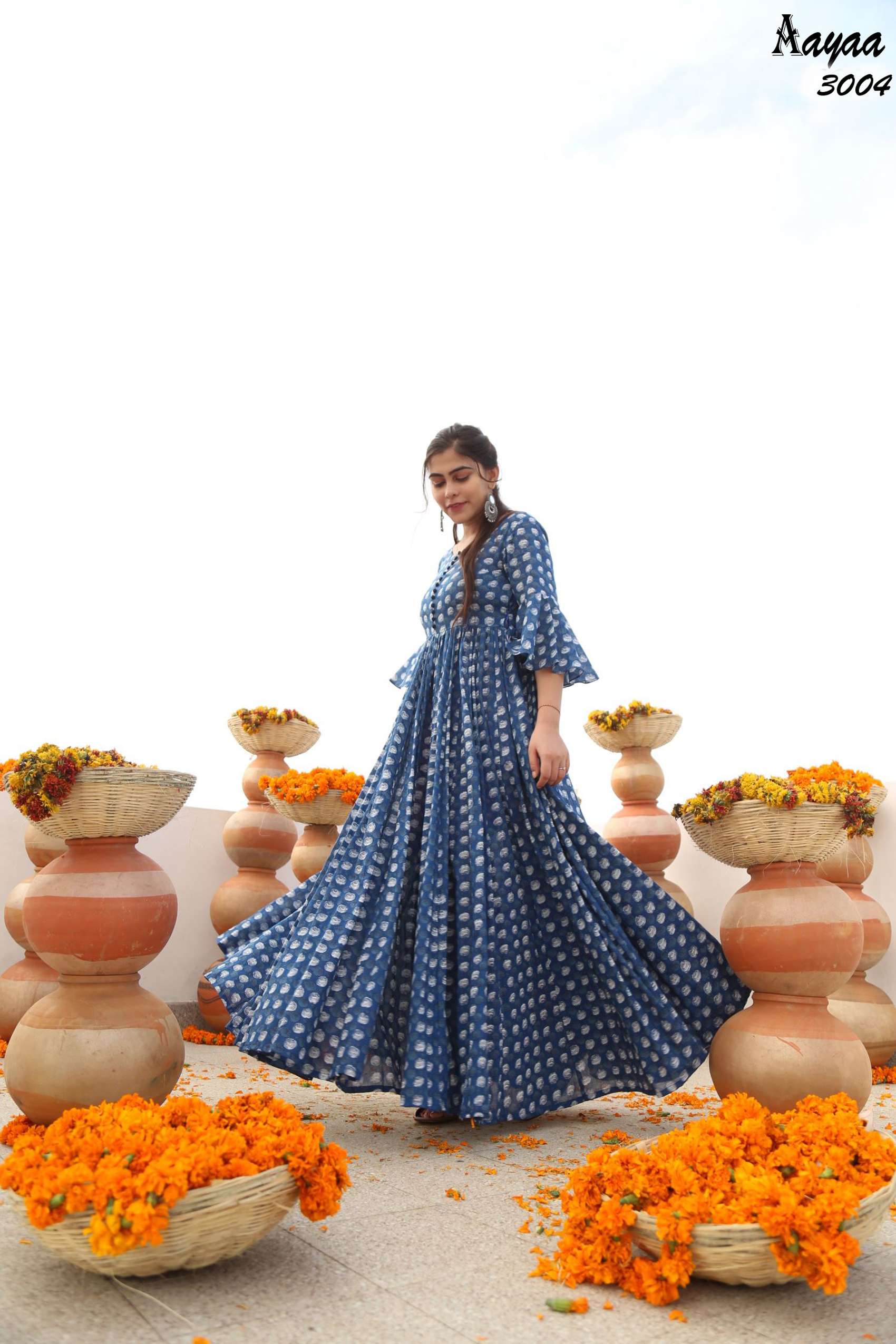 Aayaa vol 3 - Gown - kurti - Wholesale catalog