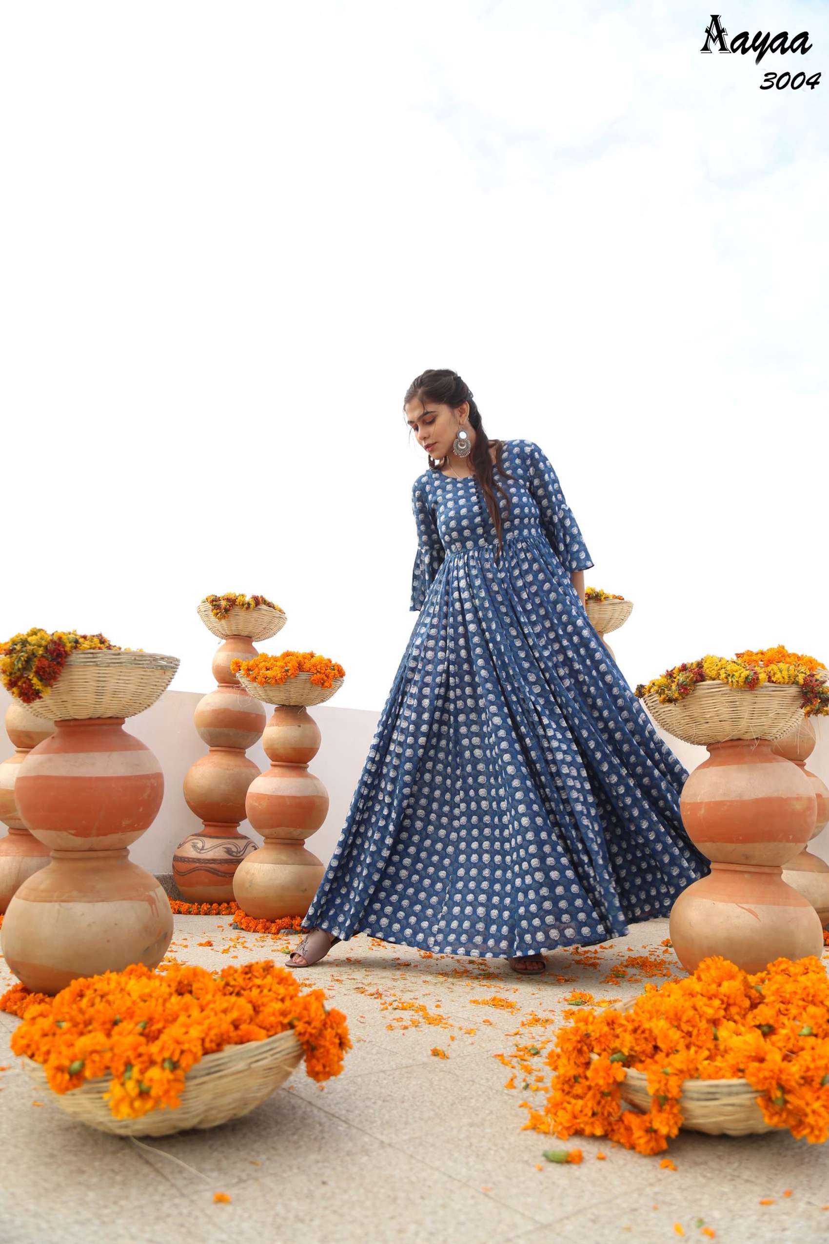 Aayaa vol 3 - Gown - kurti - Wholesale catalog
