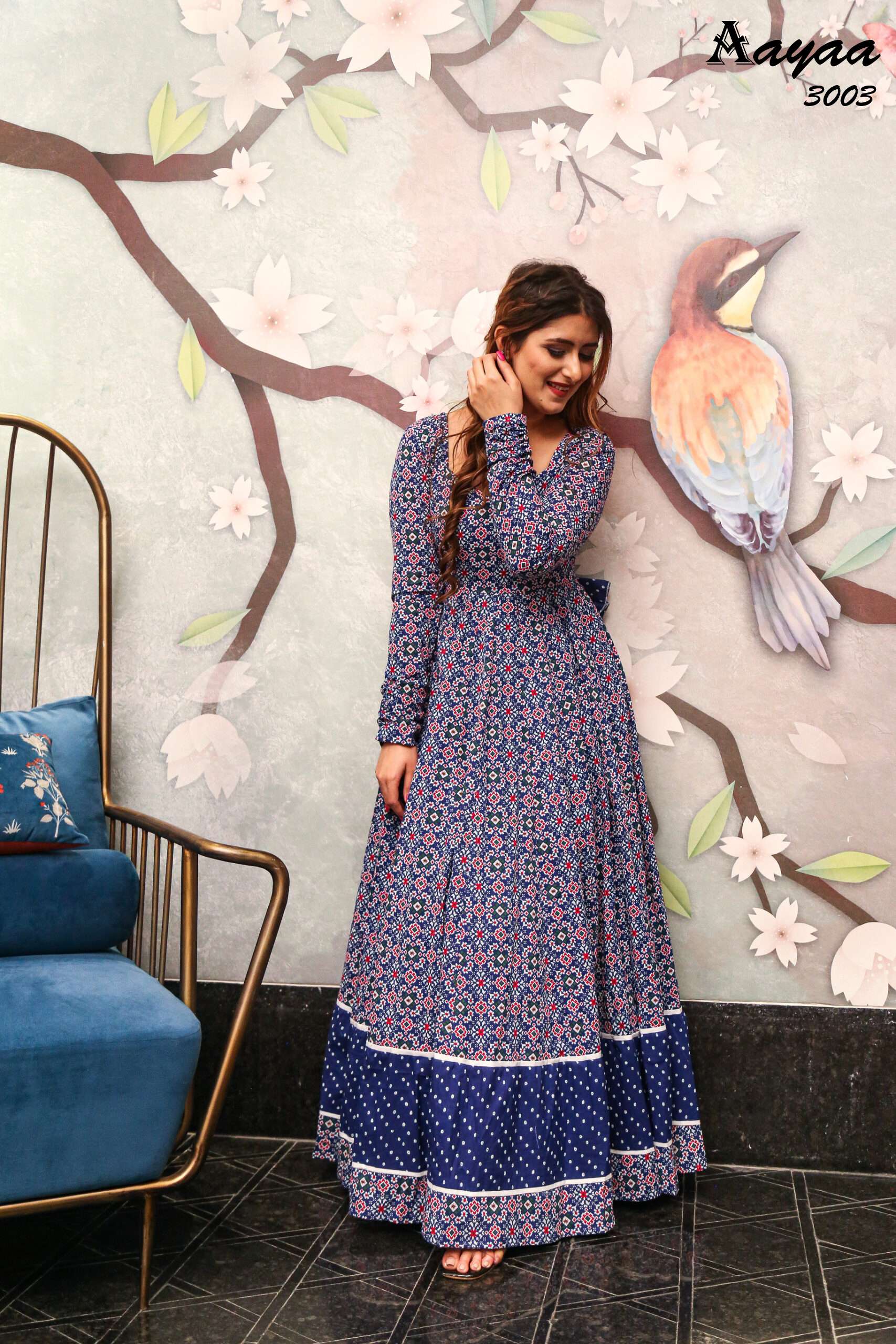 Aayaa vol 3 - Gown - kurti - Wholesale catalog