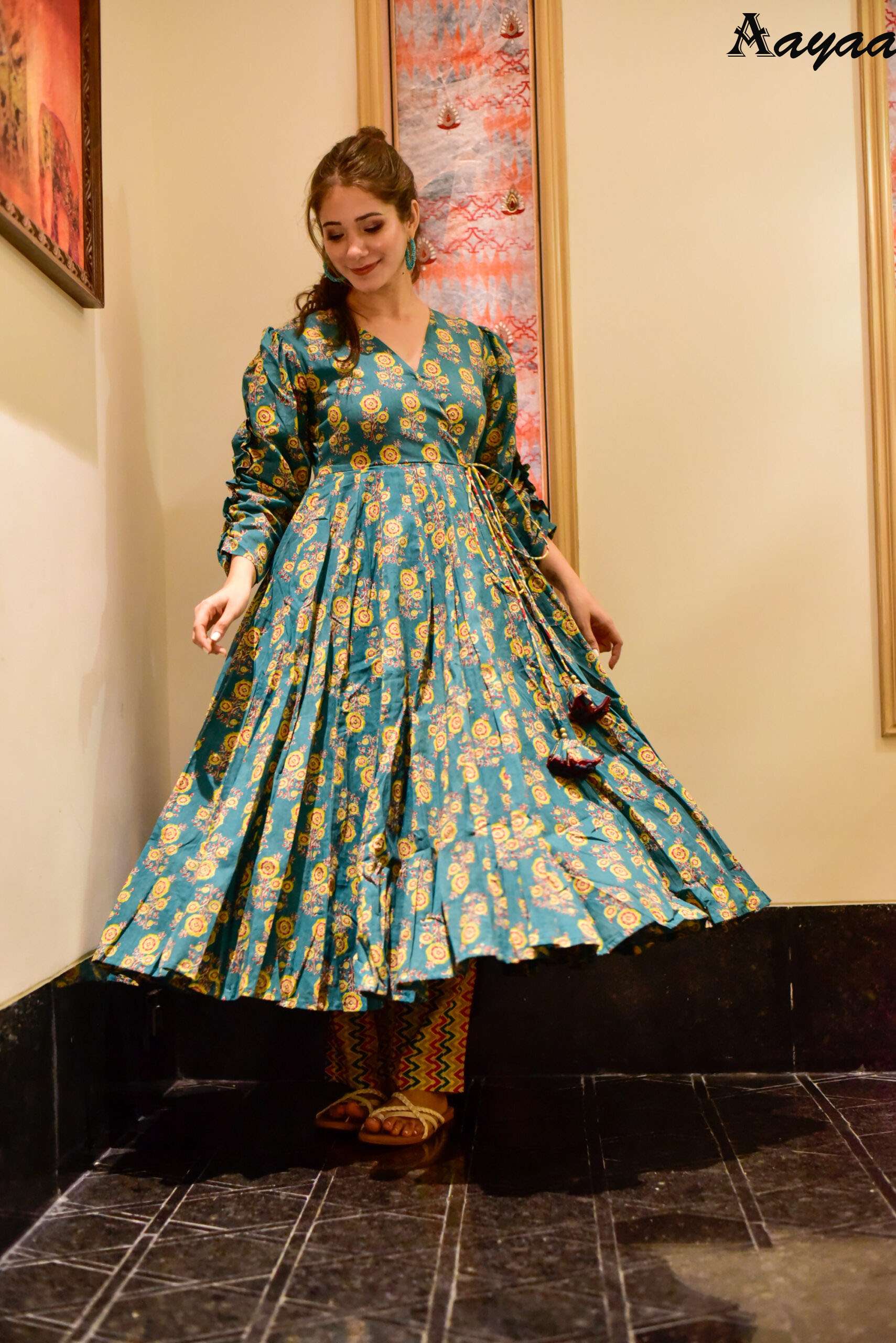 Aayaa vol 6 - kurti - pant  - Wholesale catalog