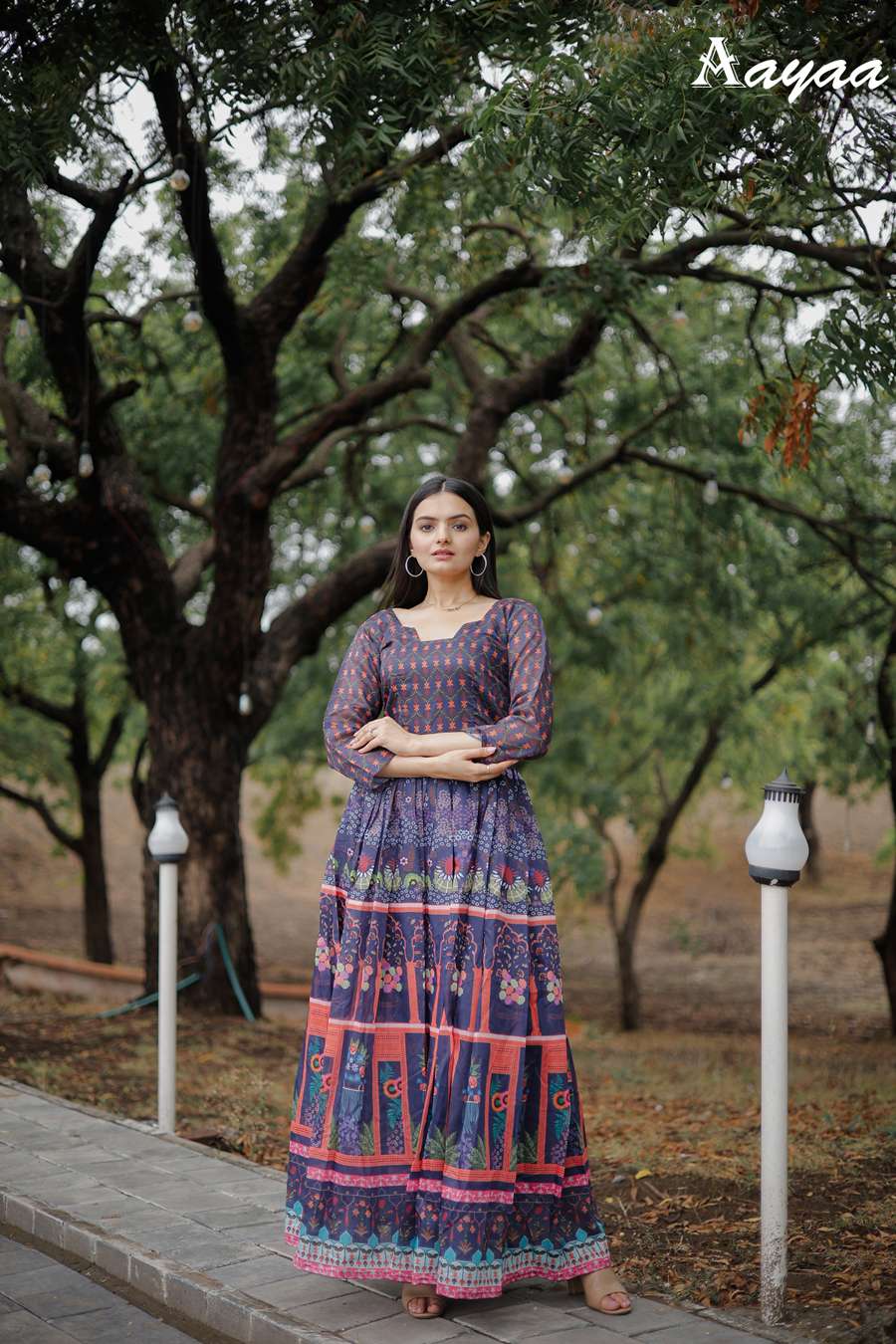 Aayaa vol 9 - Gown  Kurti Wholesale catalog
