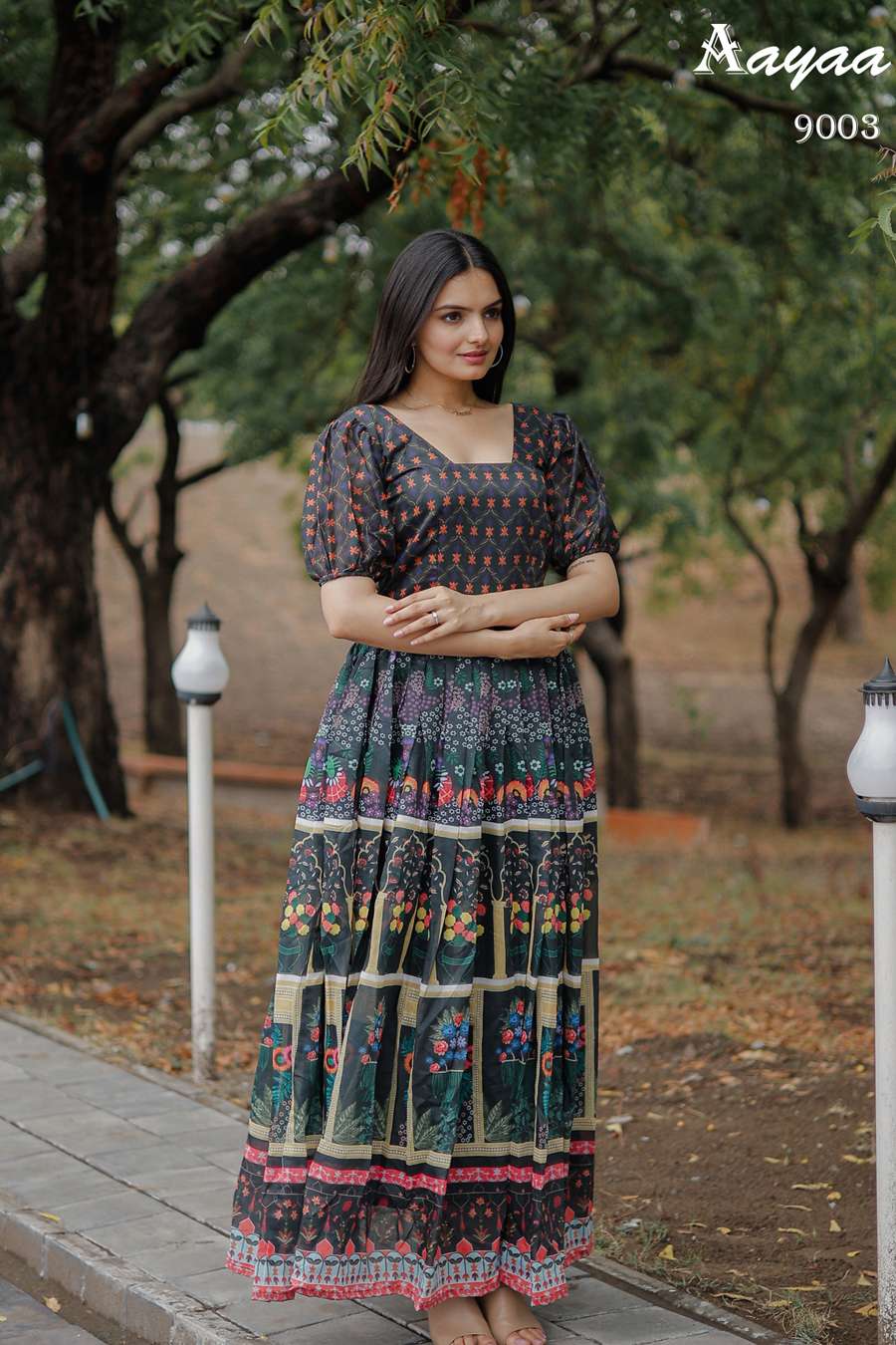 Aayaa vol 9 - Gown  Kurti Wholesale catalog