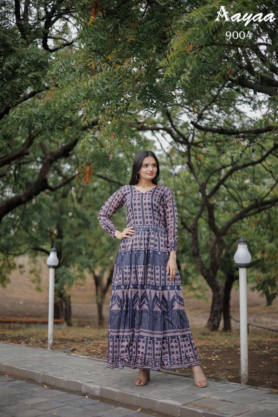 Aayaa vol 9 - Gown  Kurti Wholesale catalog