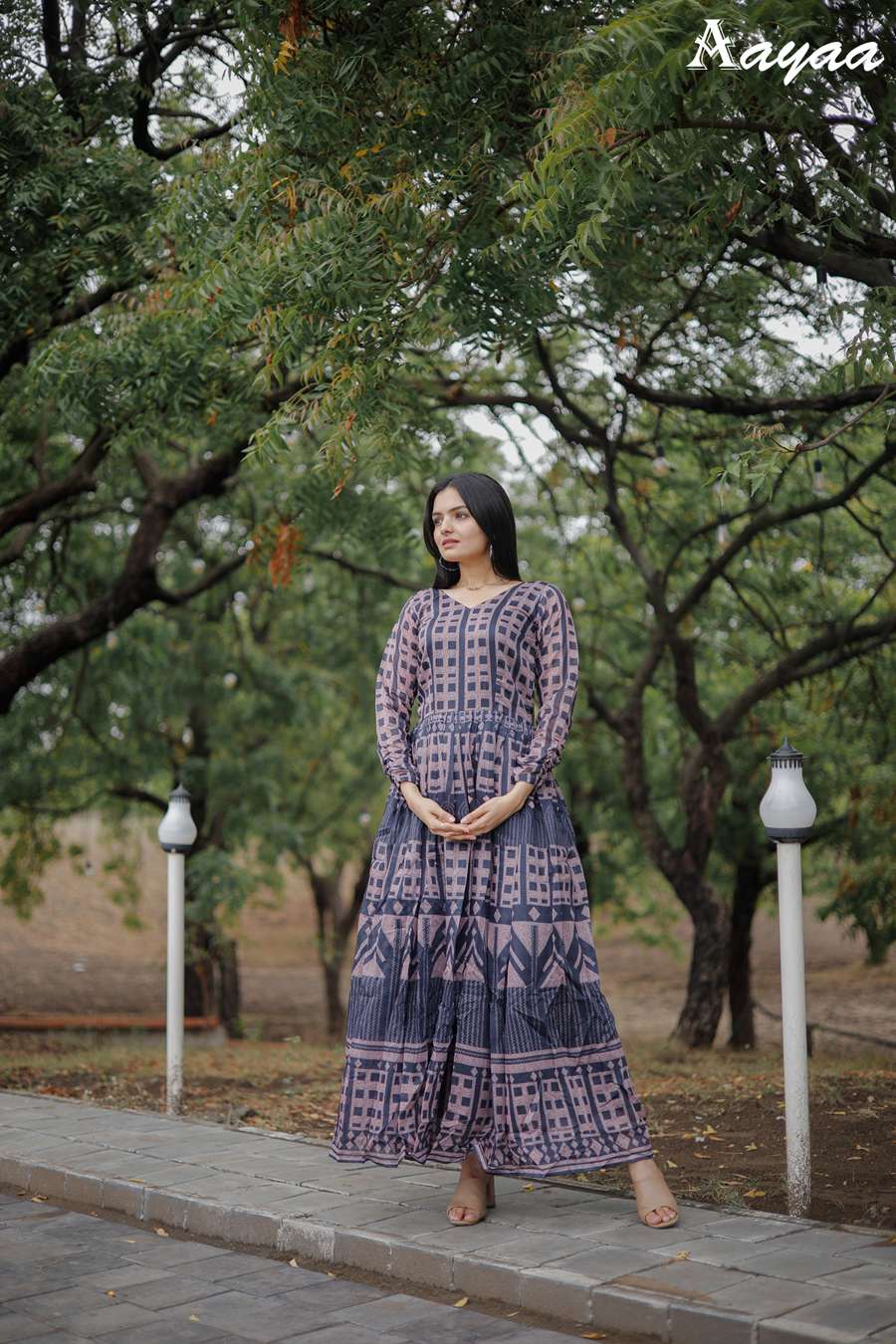 Aayaa vol 9 - Gown  Kurti Wholesale catalog
