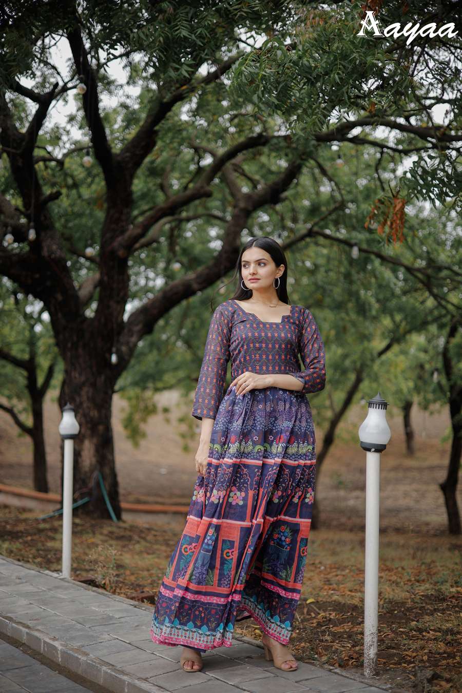 Aayaa vol 9 - Gown  Kurti Wholesale catalog