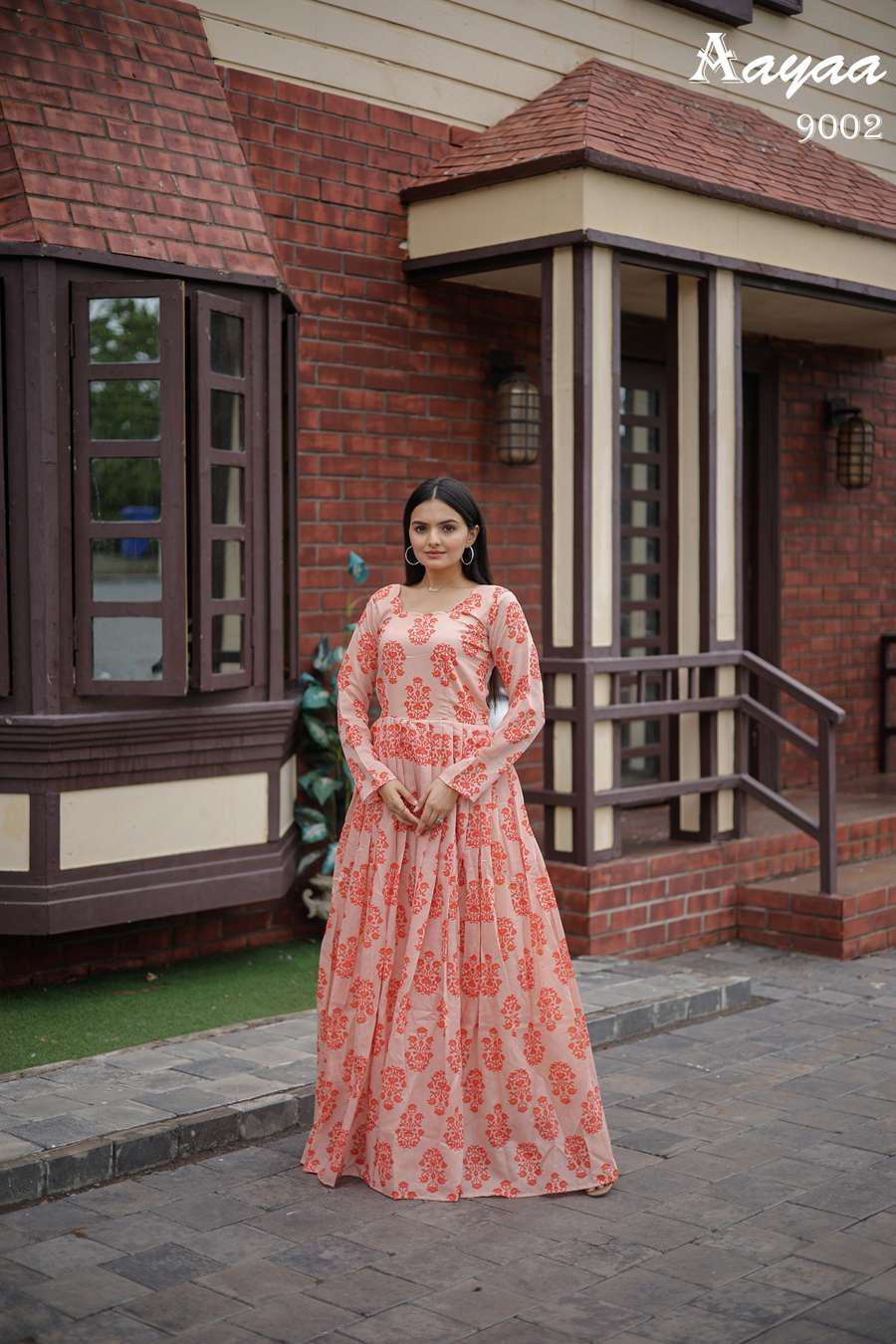 Aayaa vol 9 - Gown  Kurti Wholesale catalog