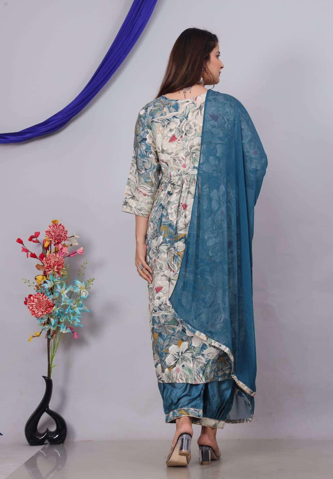 Afghani vol - 1 Alia Cut Muslin Kurti Wholesale catalog