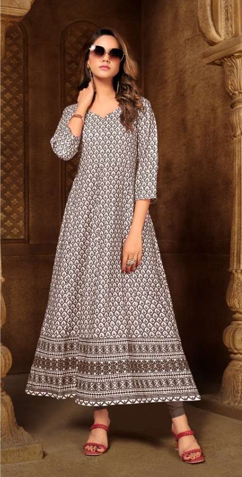 AFSANA vol-2 ANARKALI Kurti Wholesale catalog