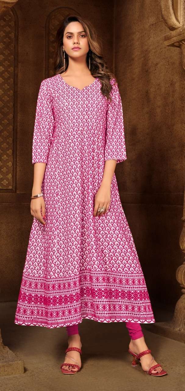 AFSANA vol-3 ANARKALI Kurti Wholesale catalog