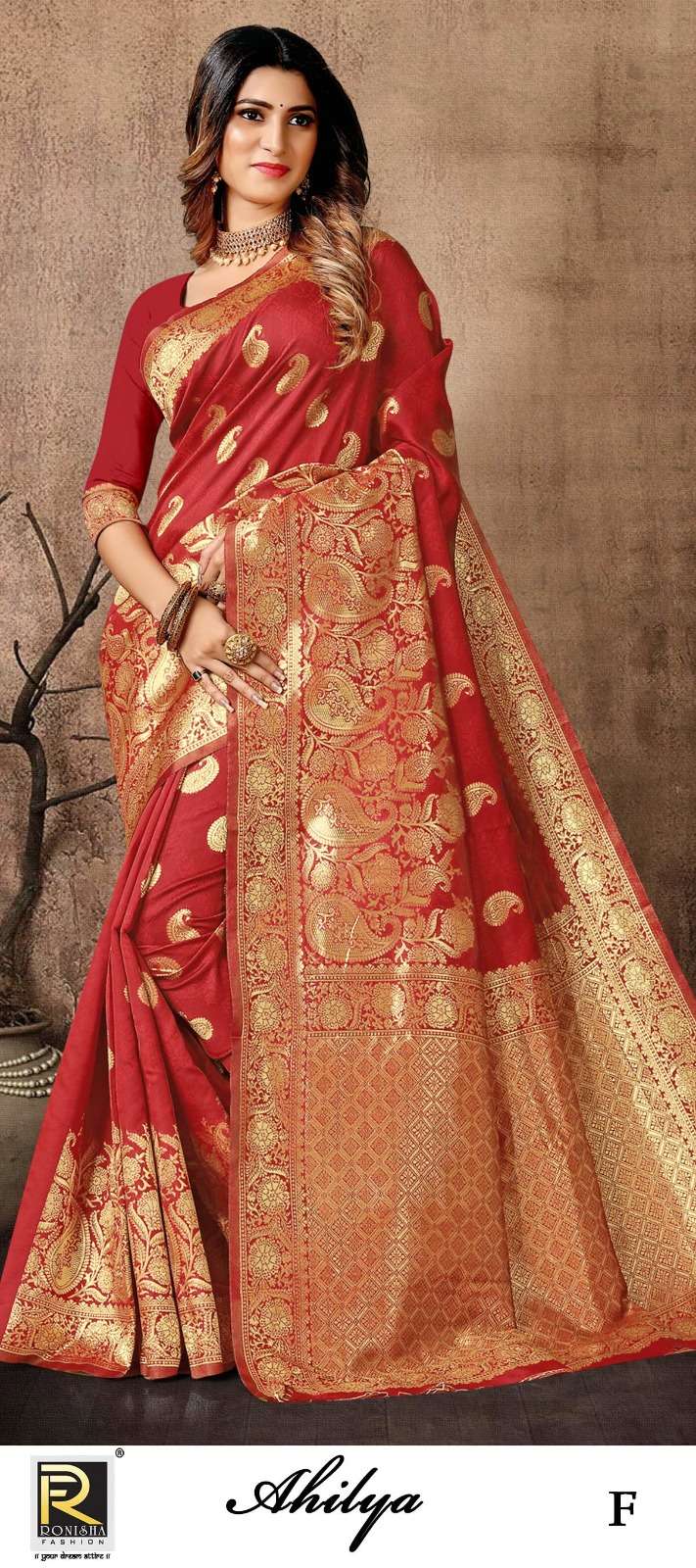 AHILYA  BY RONISHA SAREE SILK FABRICS SUPER HIT COLLECTION 