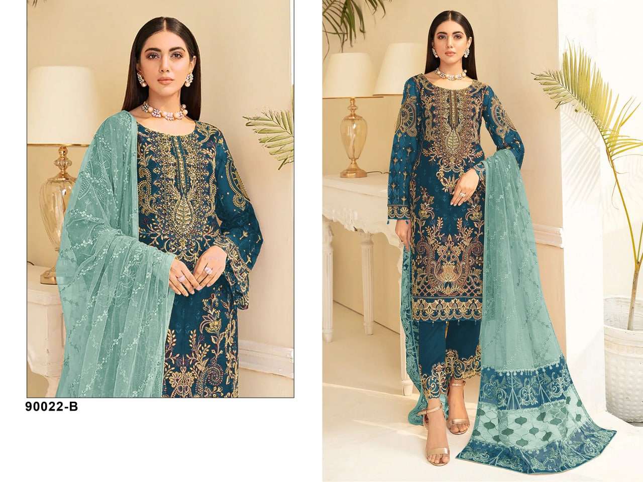 Al Karam 90022 Colors Embroidery Pakistani SuitS Wholesale catalog