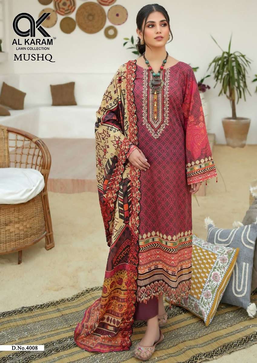 Al Karam Mushq Vol-4 – Dress Material