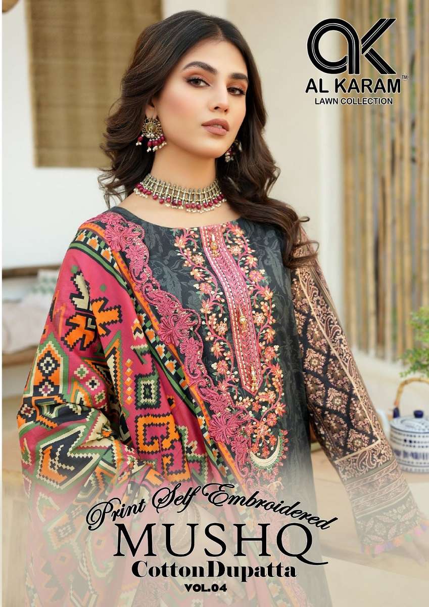 Al Karam Mushq Vol-4 – Dress Material