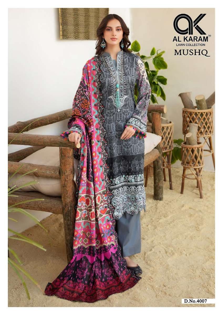 Al Karam Mushq Vol-4 – Dress Material