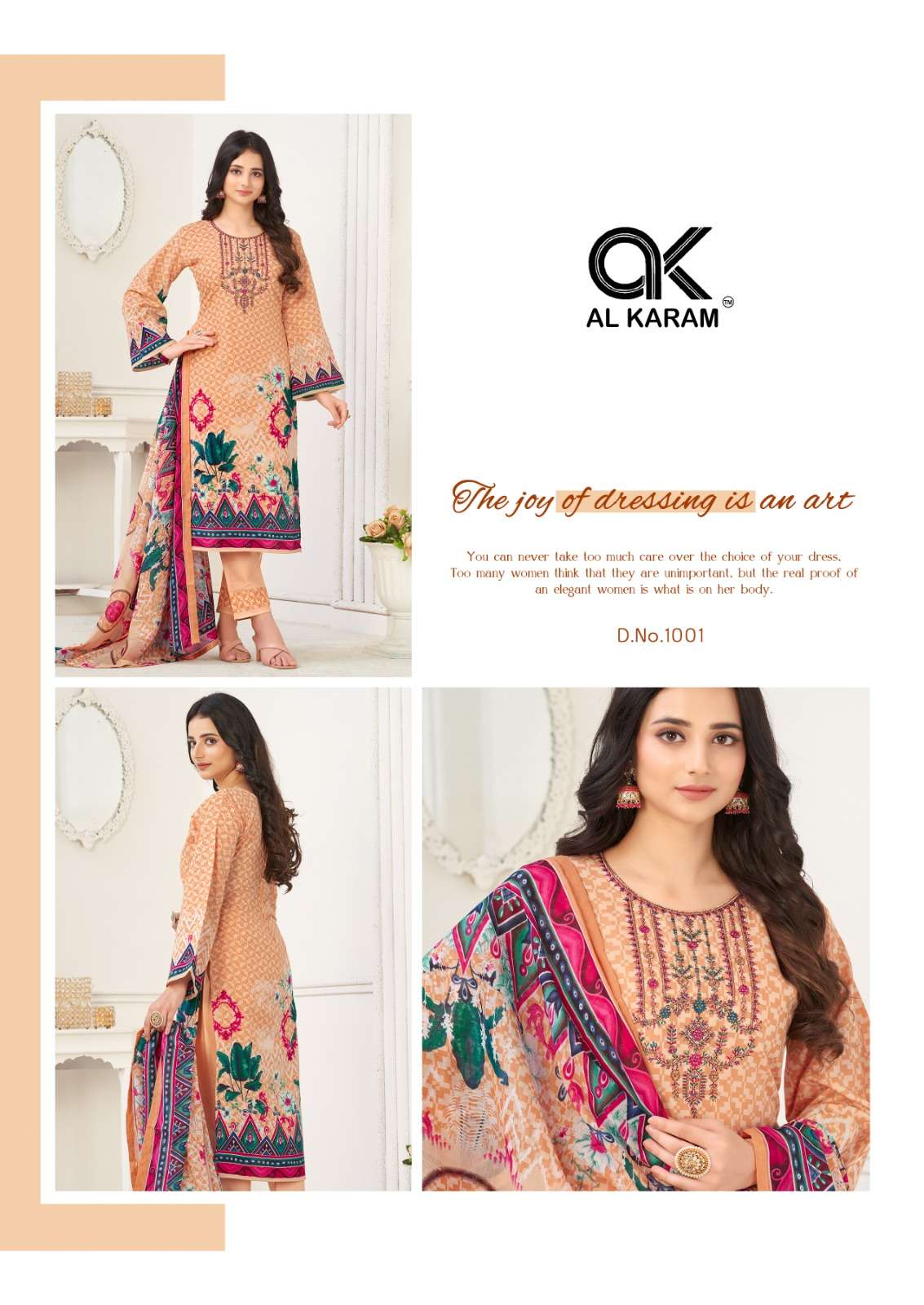 Al Karam Nairah – Dress Material
