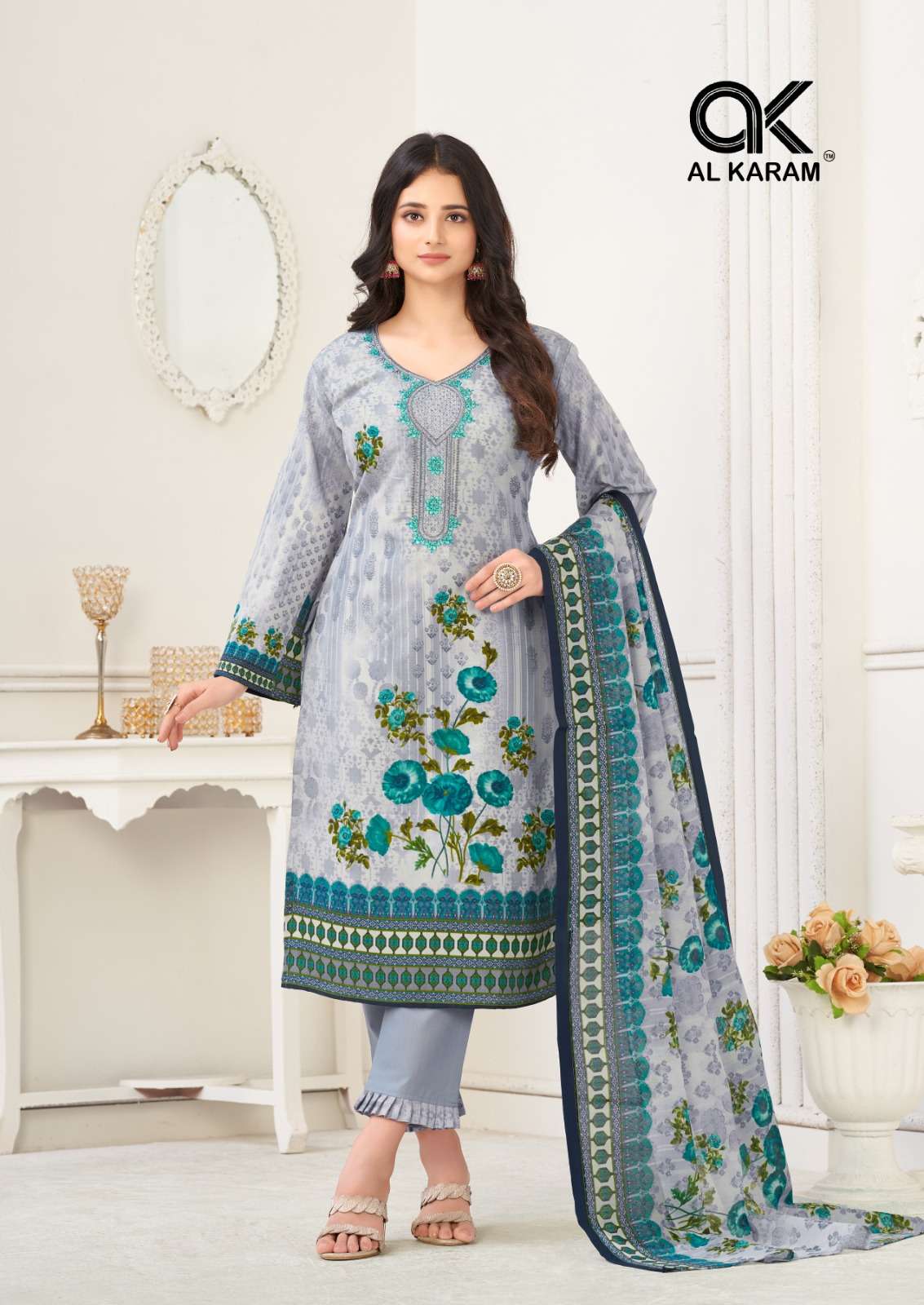 Al Karam Nairah – Dress Material