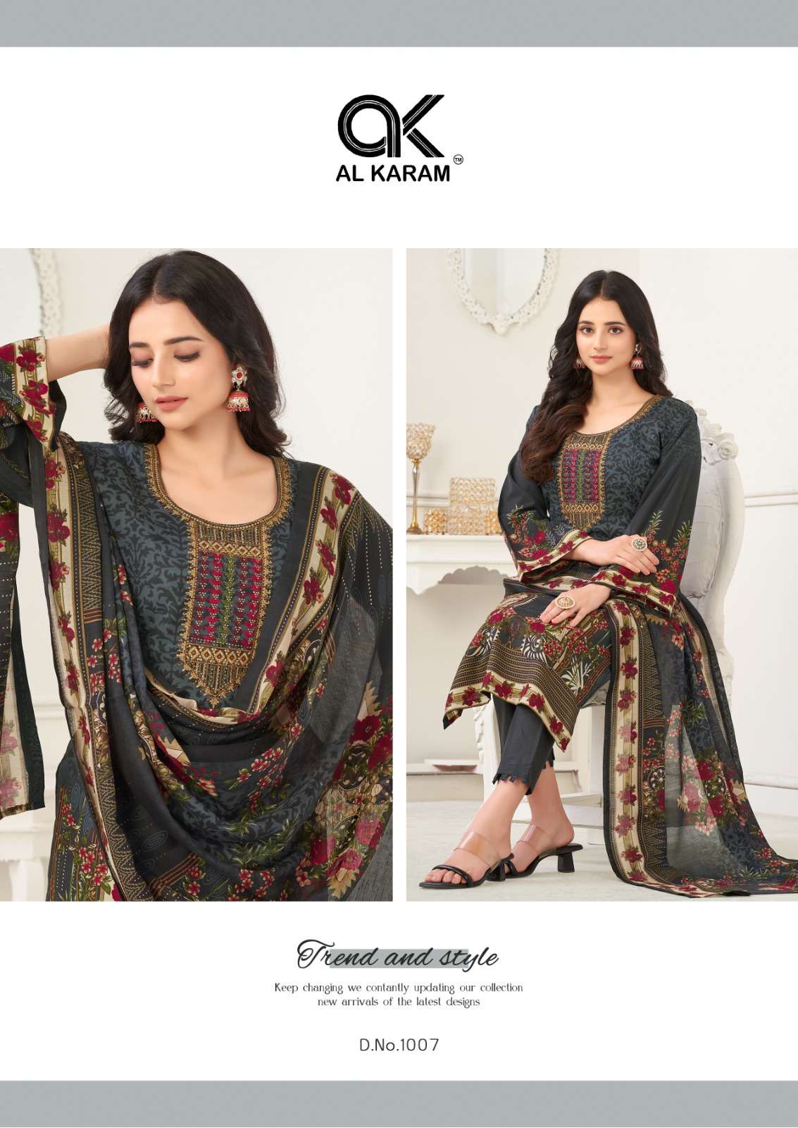 Al Karam Nairah – Dress Material