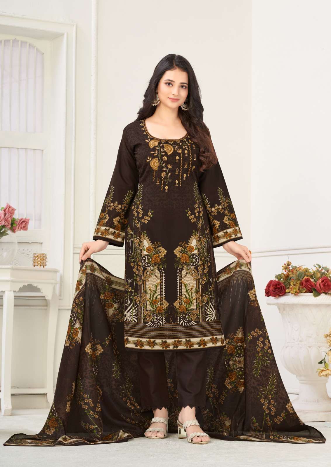 Al Karam Nairah – Dress Material