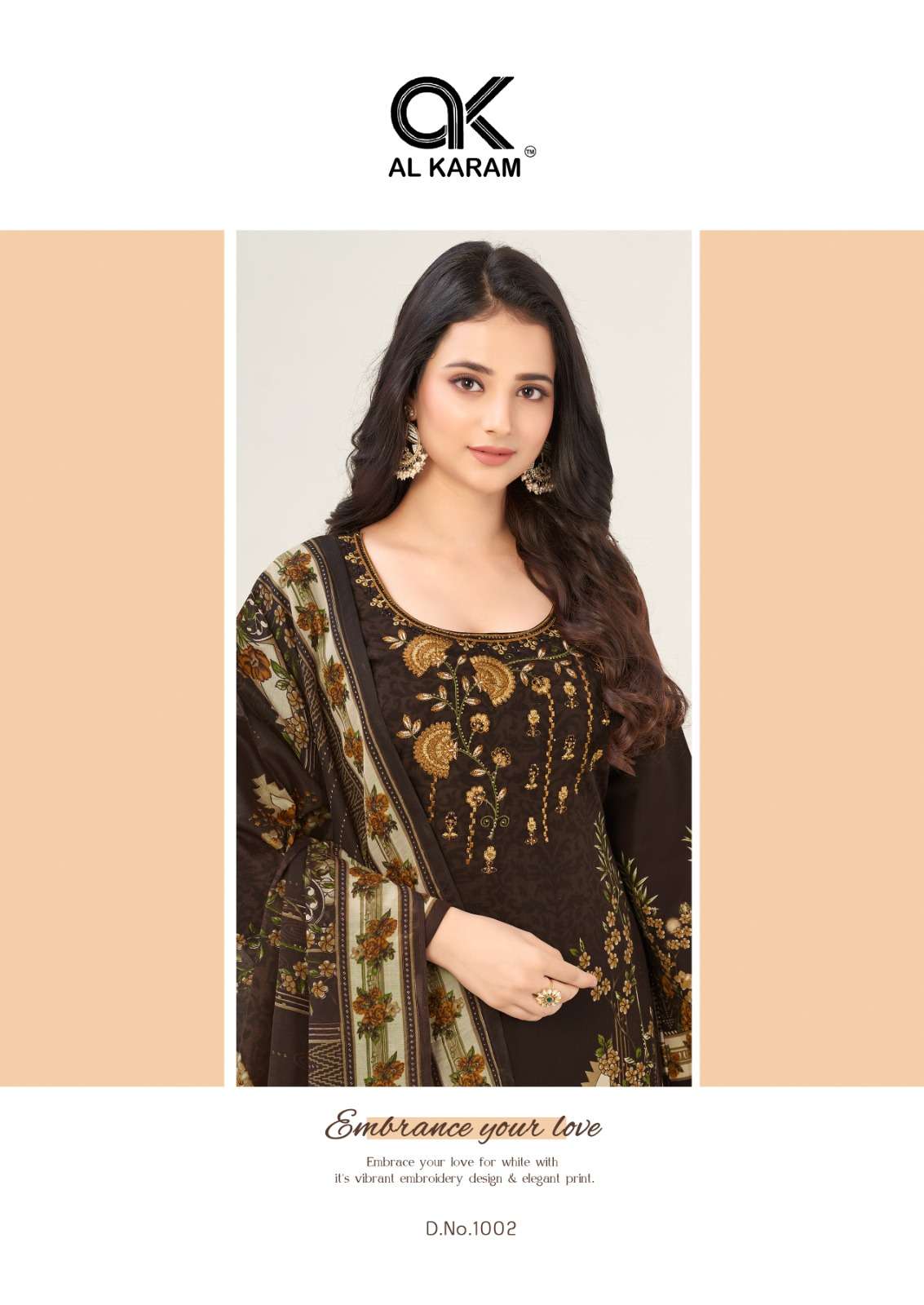 Al Karam Nairah – Dress Material