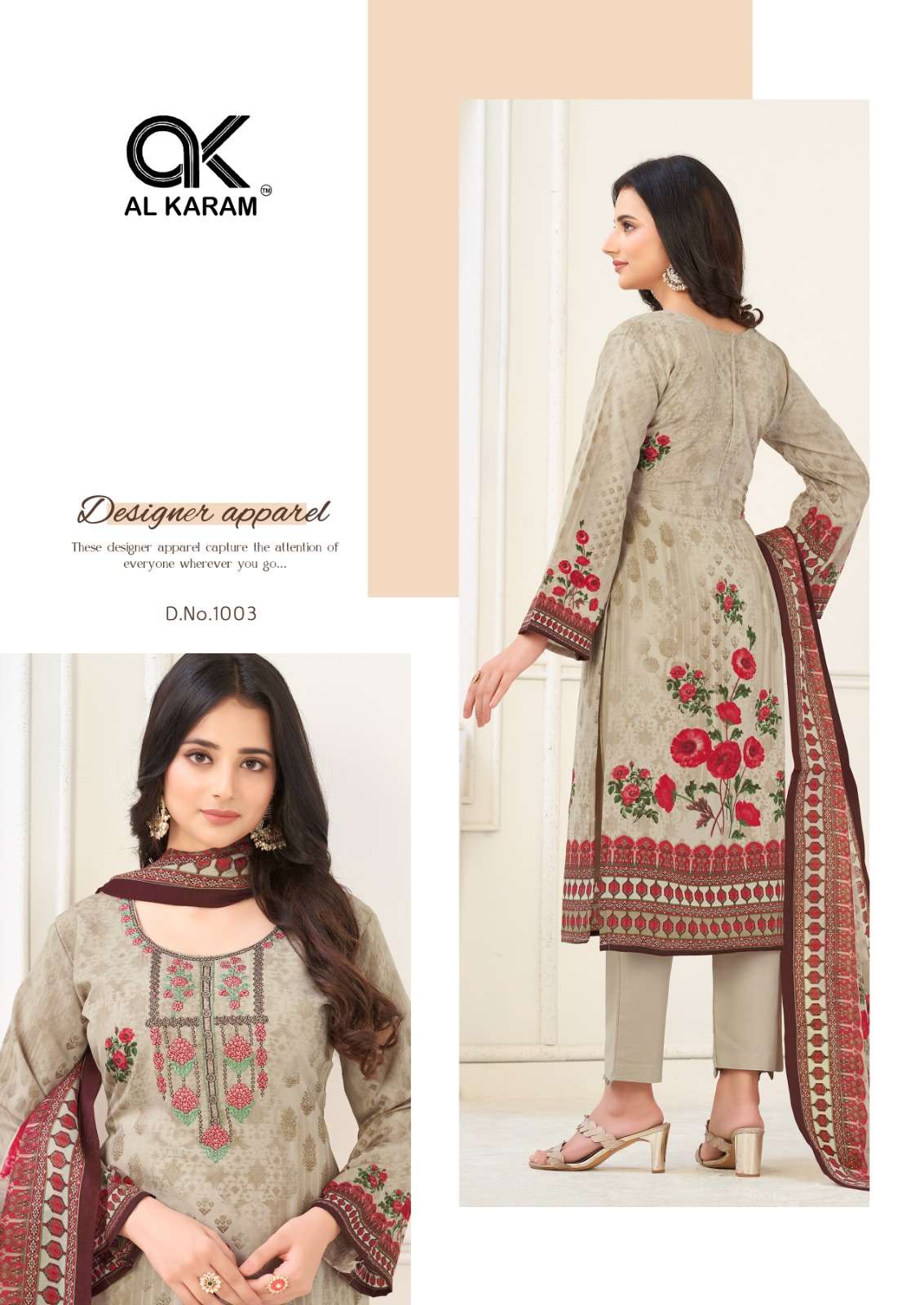 Al Karam Nairah – Dress Material