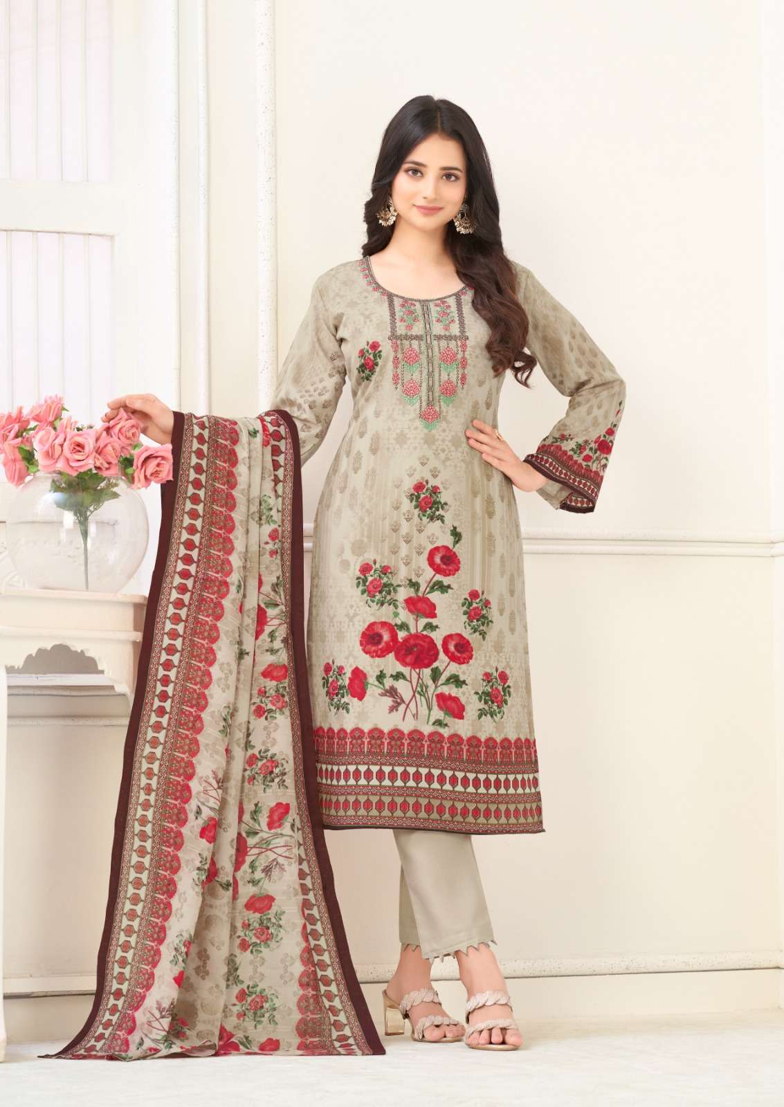 Al Karam Nairah – Dress Material