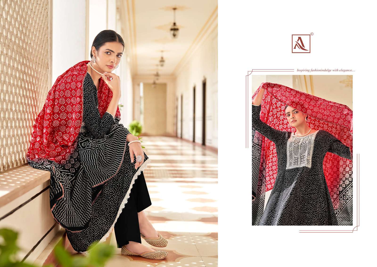 Alok Suit SAHELI Dress Materials Wholesale catalog