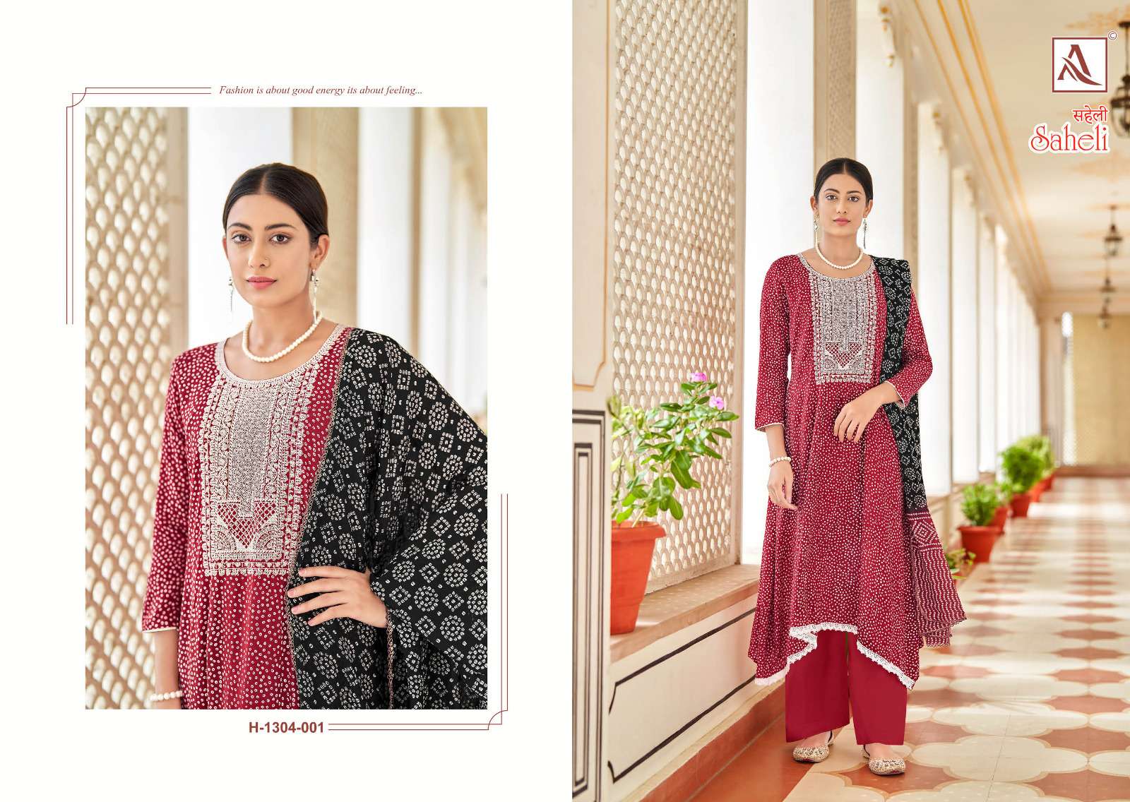 Alok Suit SAHELI Dress Materials Wholesale catalog
