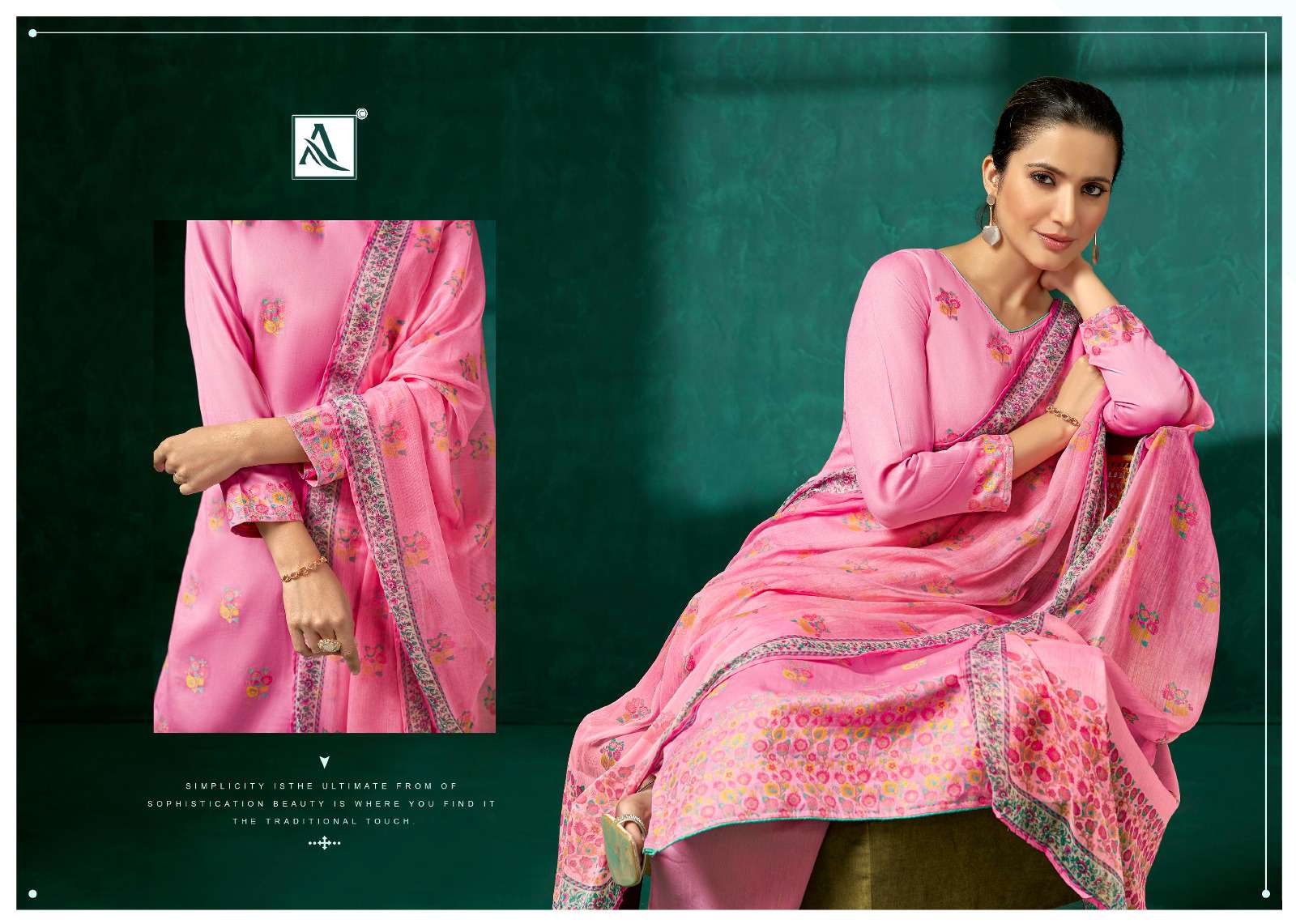 Alok Suit TULSI salwar kameez Wholesale catalog