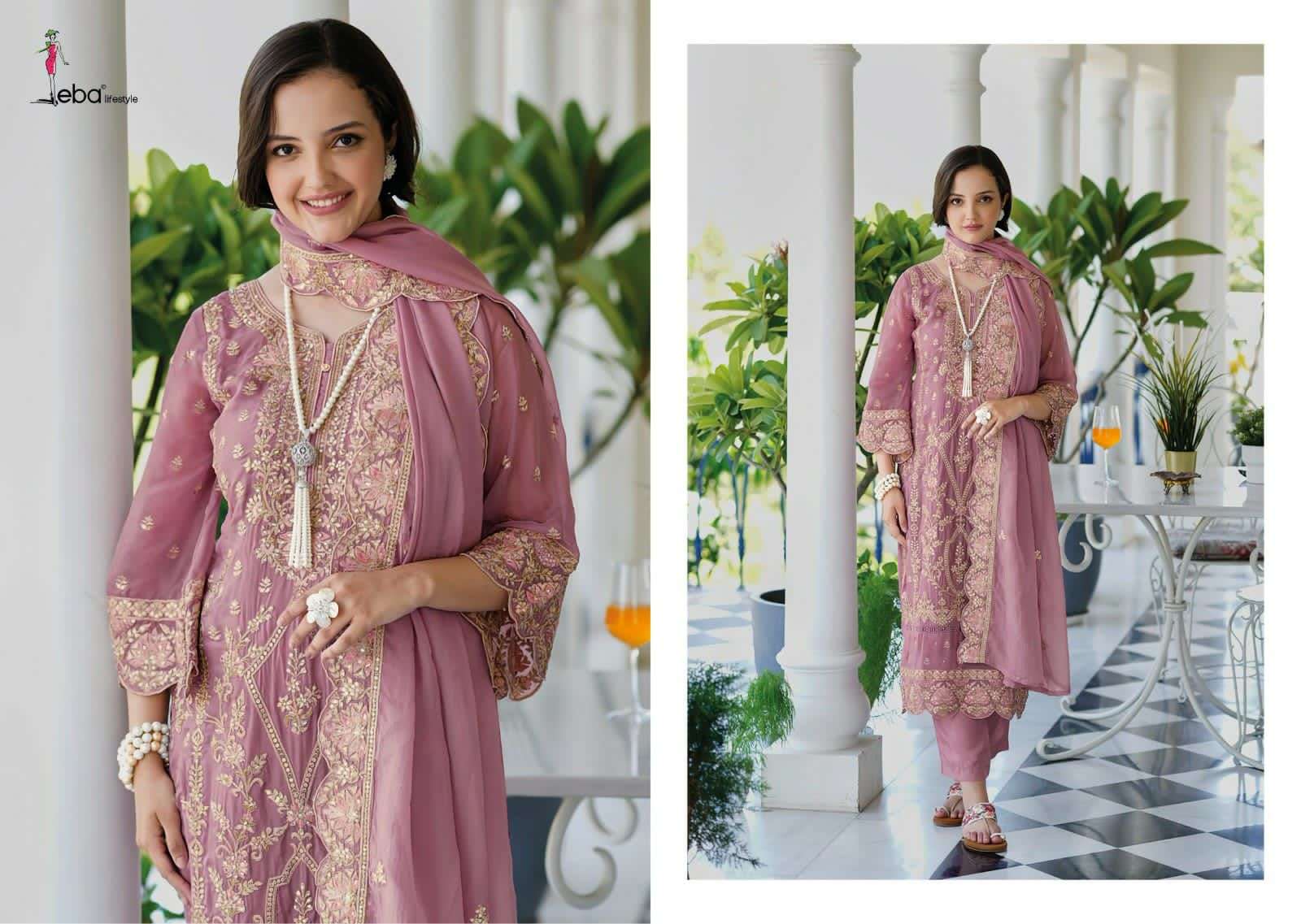 Anaya Soft organza emboidery work Salwar Kameez Wholesale catalog